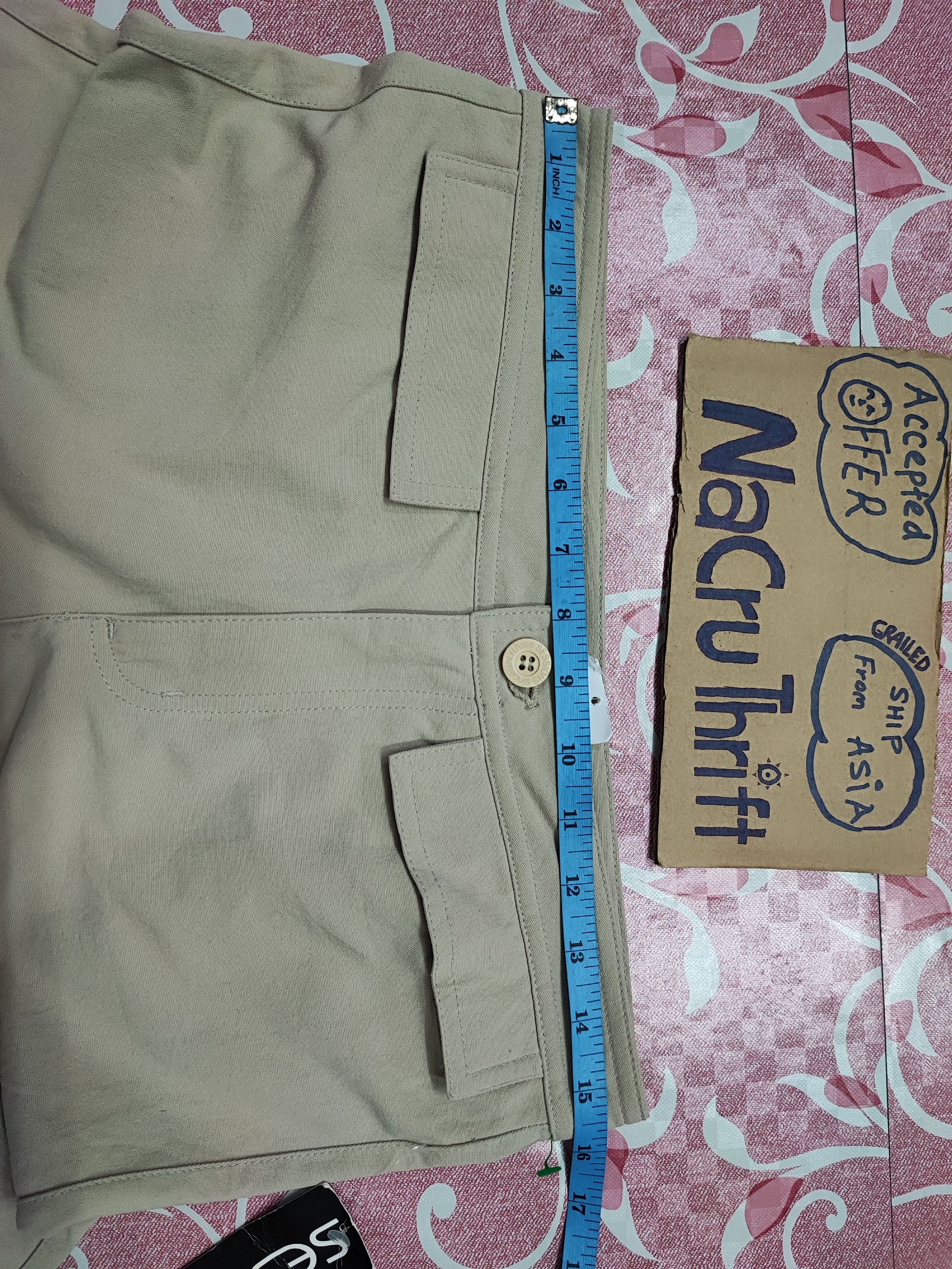 Sessions Cargo Light Pants Session Girl Brooklyn Khaki Size 31" - 4 Thumbnail