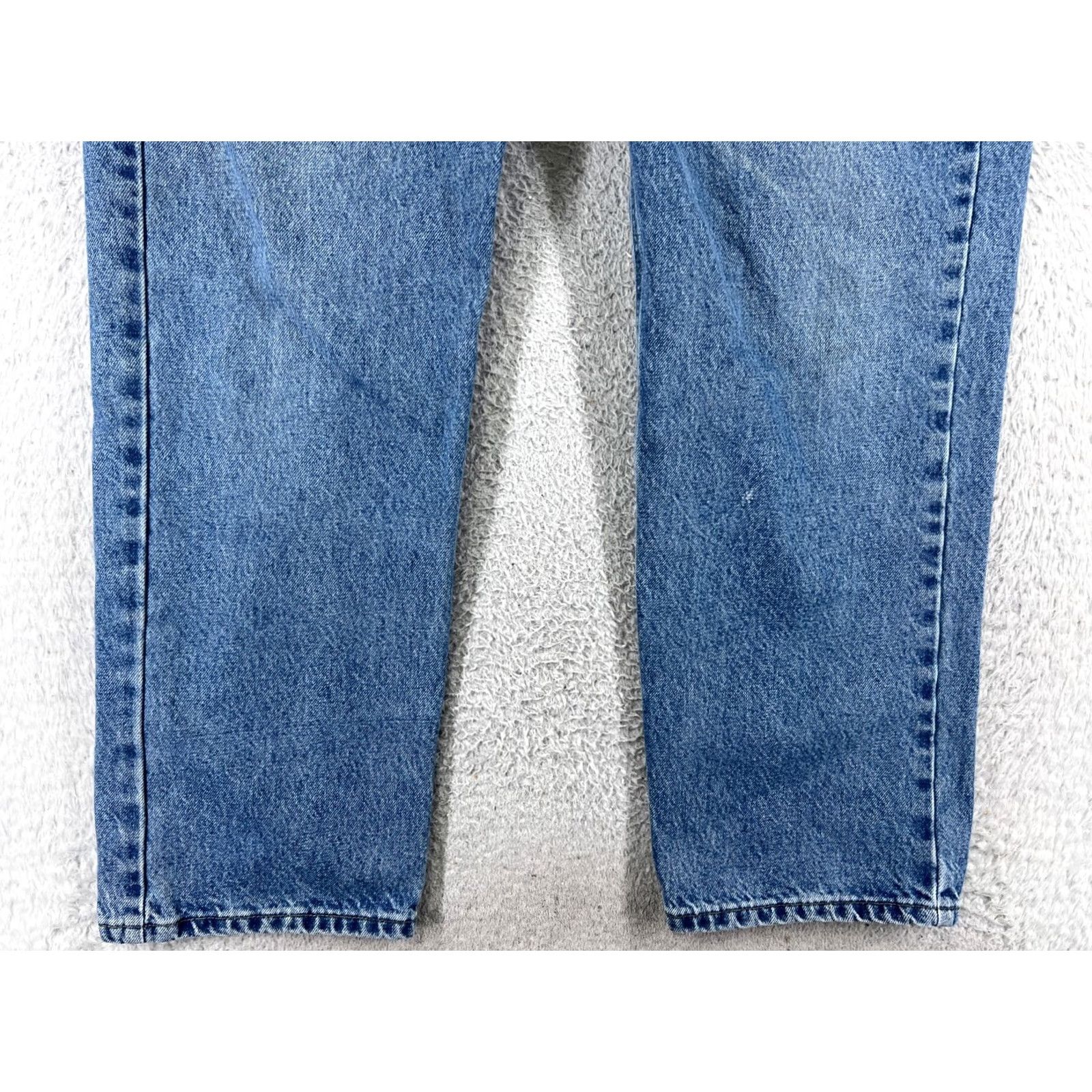Carhartt Carhartt Jeans Mens 42 Blue Denim Traditional Fit 100% Cotton 42x32 Relaxed Bootcut Adult Regular Color Blue Mens Jeans Size US 42 / EU 58 - 4 Thumbnail
