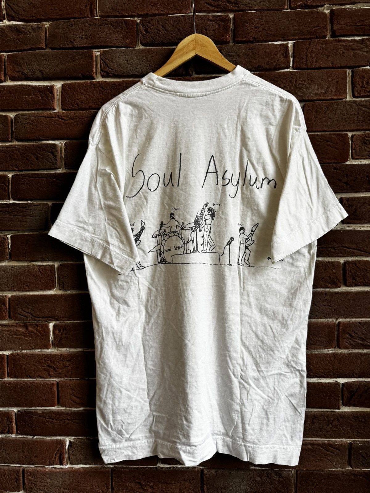 Band Tees Rare 90s vintage Soul Asylum From Coast Rock Band Tour Tee Size US XL / EU 56 / 4 - 2 Thumbnail