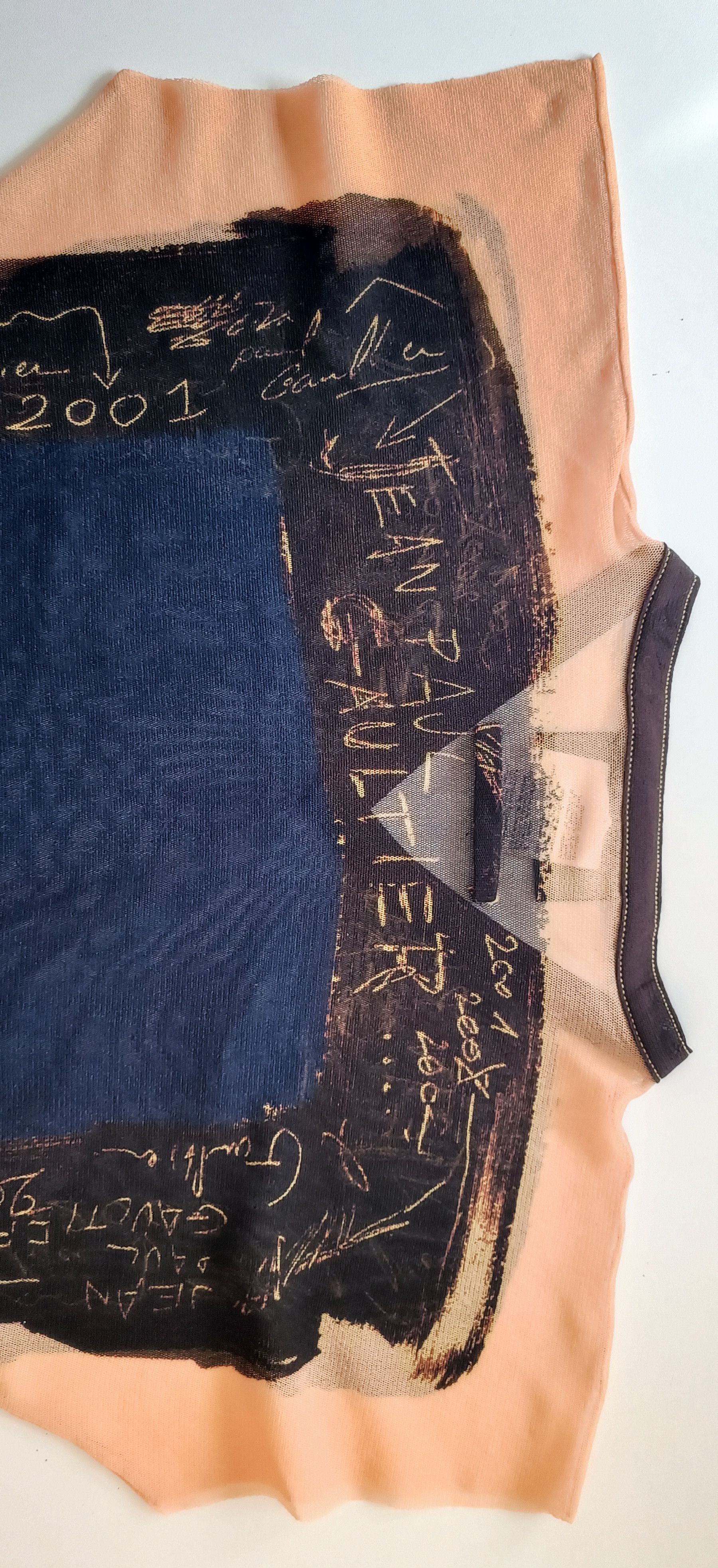 Jean Paul Gaultier SS2001- Graffiti and stripes long top Size US S / EU 44-46 / 1 - 23 Thumbnail