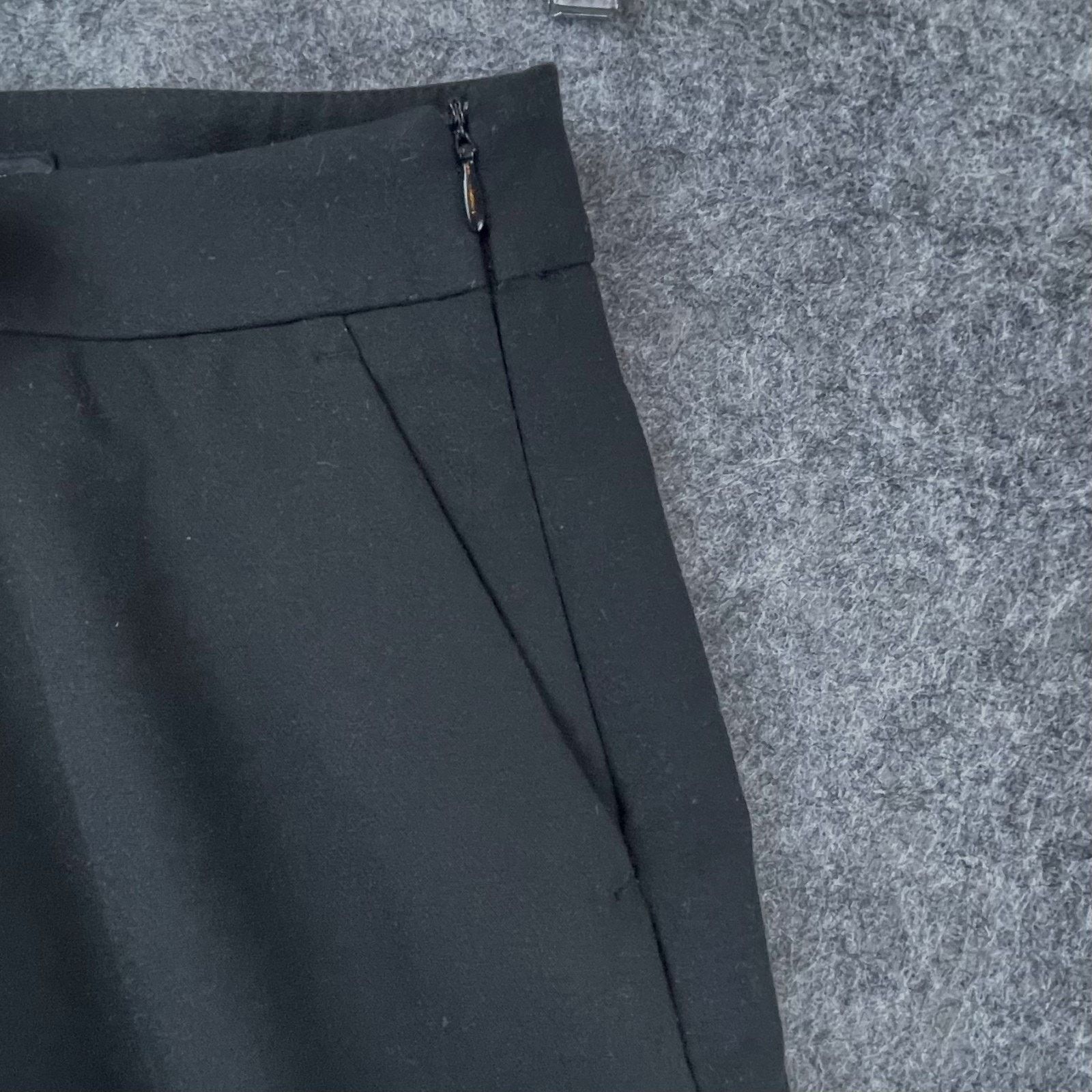 Zara Zara Dress Pants Womens M Black Bootcut Capsule Basic Size 30" / US 8 / IT 44 - 7 Thumbnail