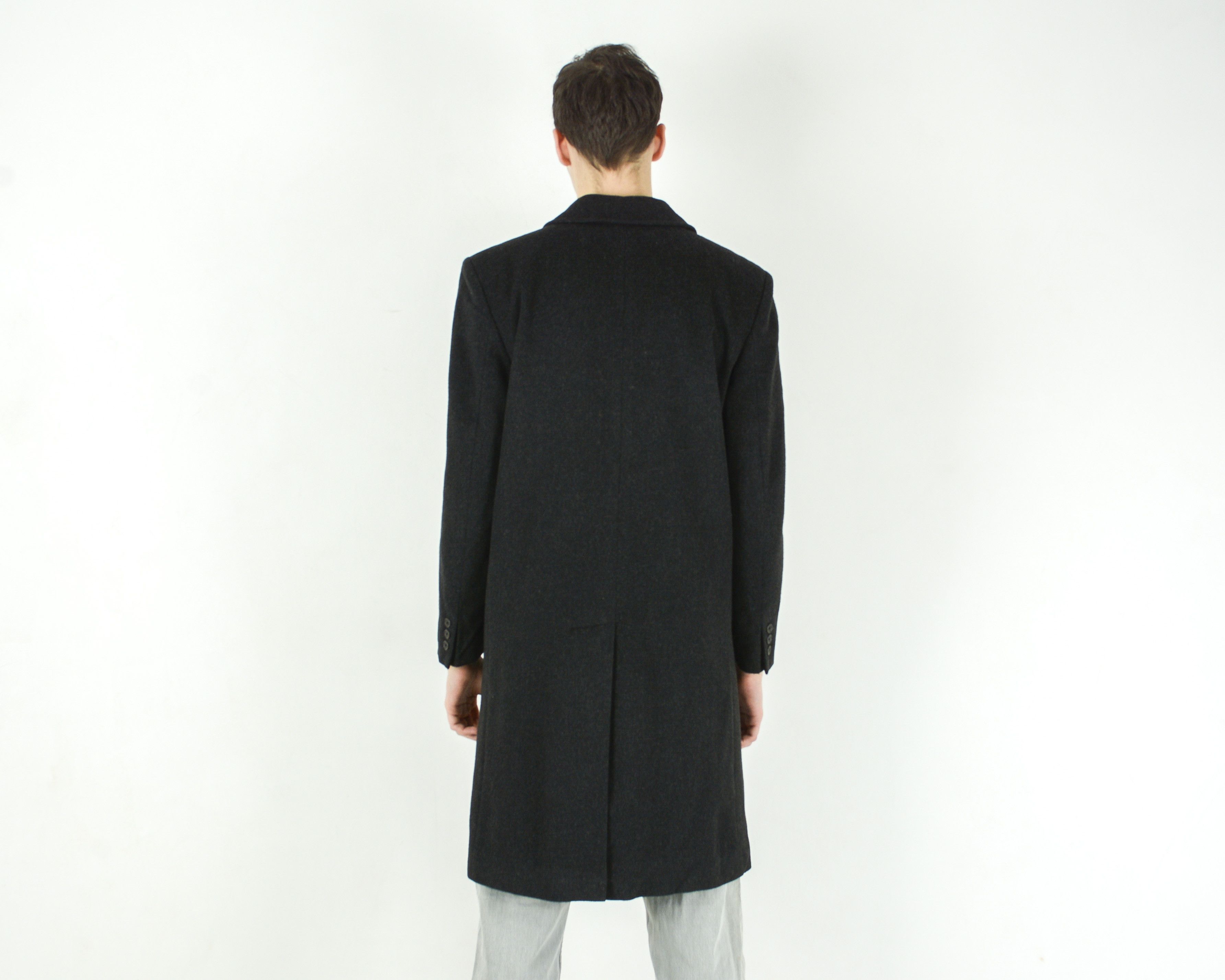 Vintage Weyrer Loden L Wool Trench Jacket Over Coat Winter Mac Warm Size US L / EU 52-54 / 3 - 3 Thumbnail
