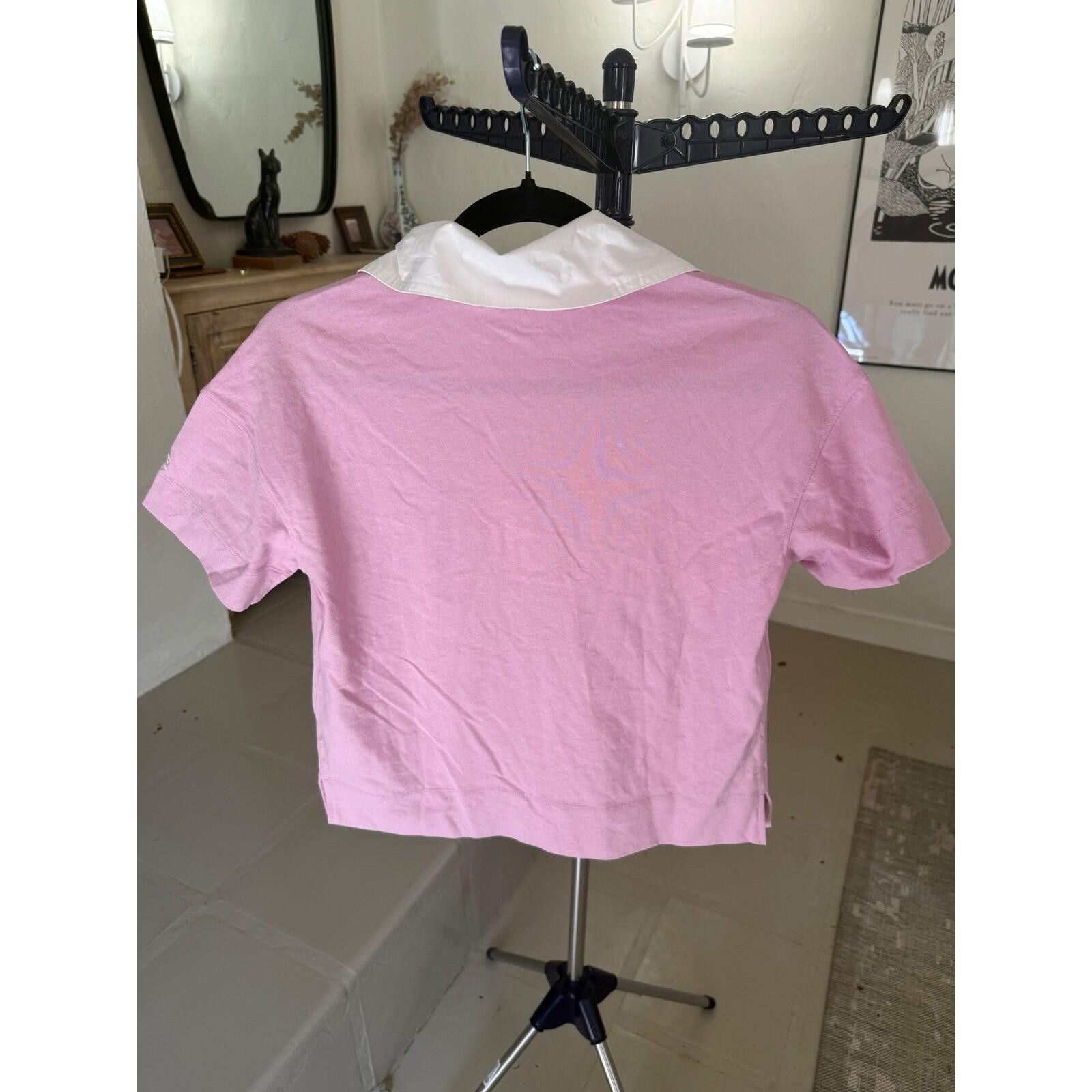 Everlane Everlane Retro Polo Mauve Organic Cotton Top XXS-S Size XS / US 0-2 / IT 36-38 - 3 Thumbnail