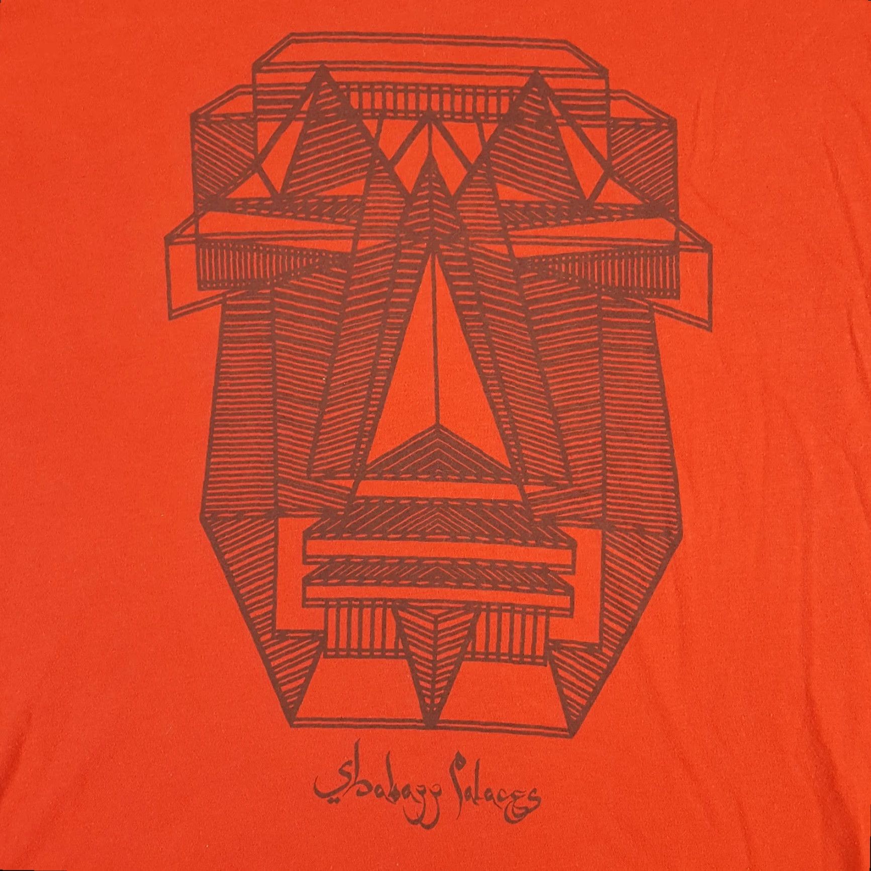 American Apparel VINTAGE Shabazz Palaces Retro Hip Hop Band Shirt Size L Red Sub Pop Mask Logo Concert Size US L / EU 52-54 / 3 - 3 Thumbnail