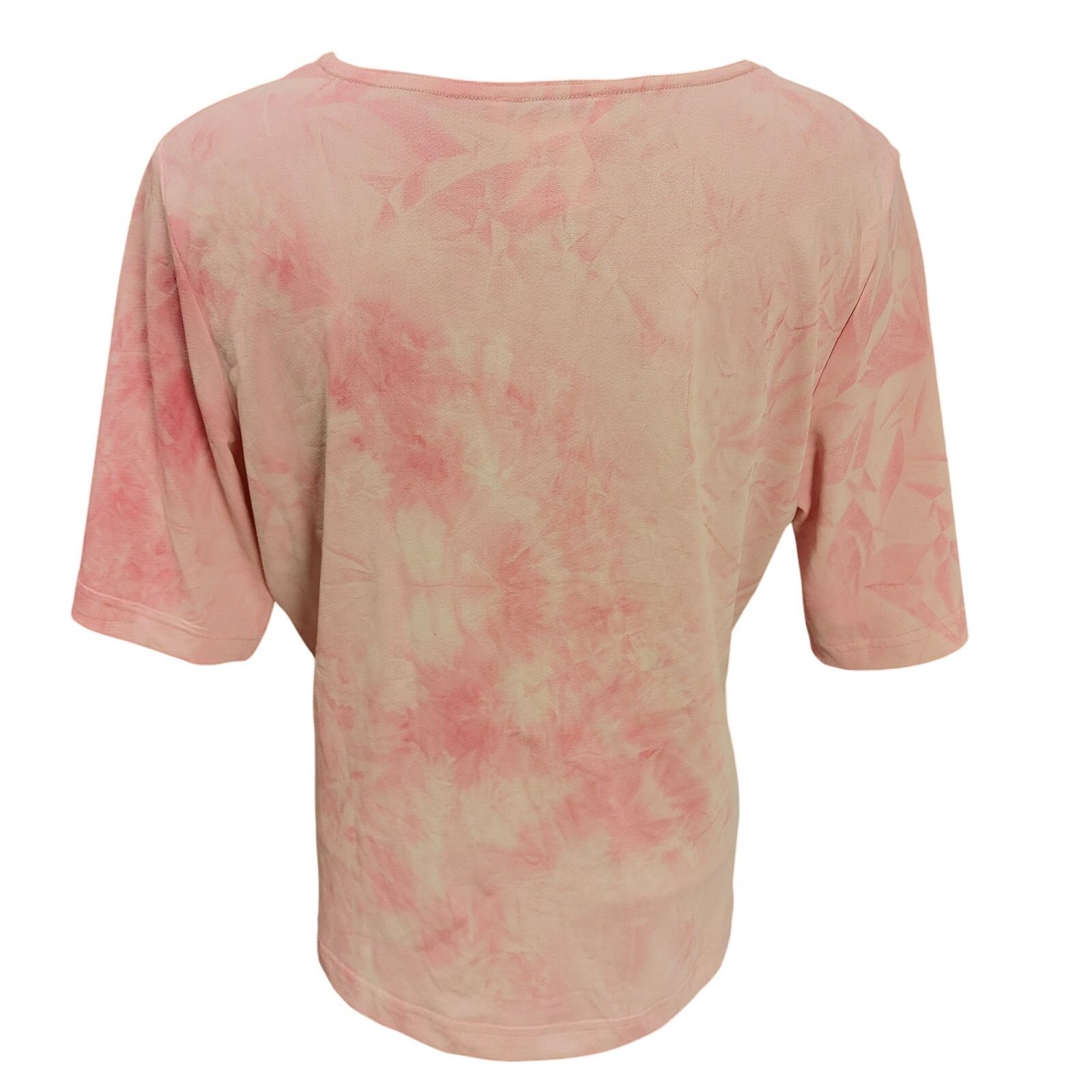 Other Fred David T-Shirt Women L Pink Marble Dye Cozy Comfy Summer Size L / US 10 / IT 46 - 2 Thumbnail