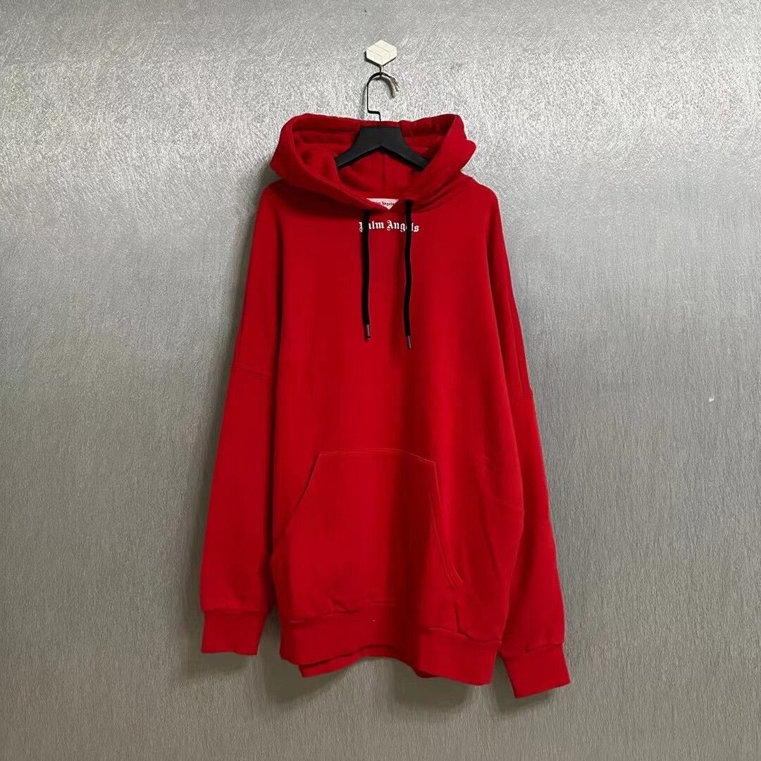 Palm Angels red palm angels logo hoodie Size US M / EU 48-50 / 2 - 1 Thumbnail
