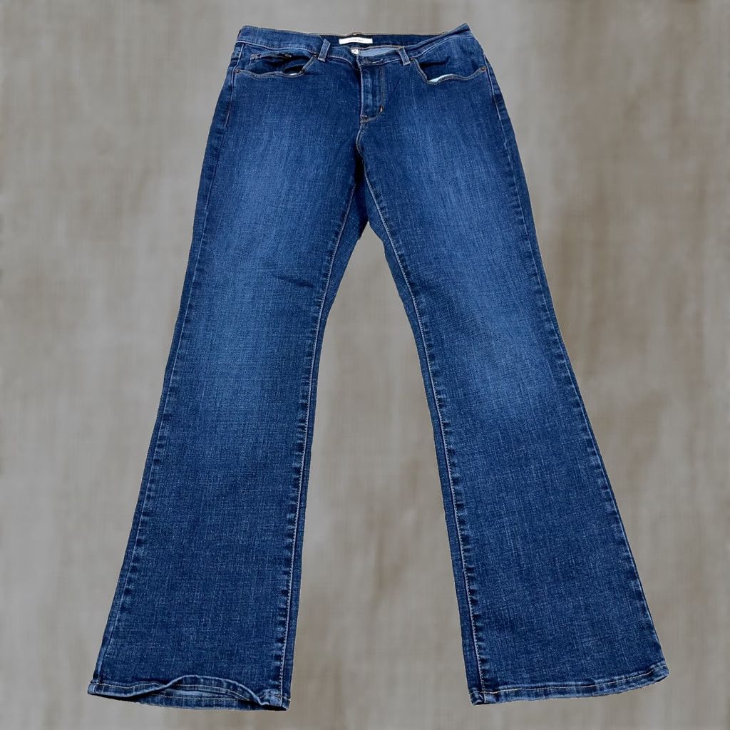 Levi's Levi'S Jeans Women 10 Classic Boot Cut Dark Wash Mid Rise Faded Stretch 30x32 Size 32" / US 10 / IT 46 - 1 Thumbnail