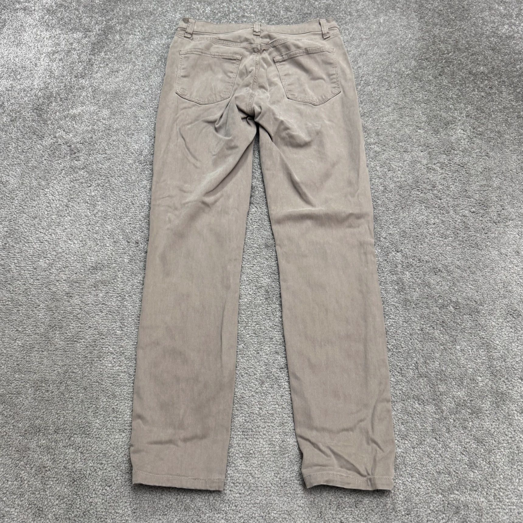 J Brand J Brand Maria High Rise Skinny Denim Jeans Women 26 Sidewalk Taupe Brown Stretch Size 26" / US 2 / IT 38 - 2 Thumbnail