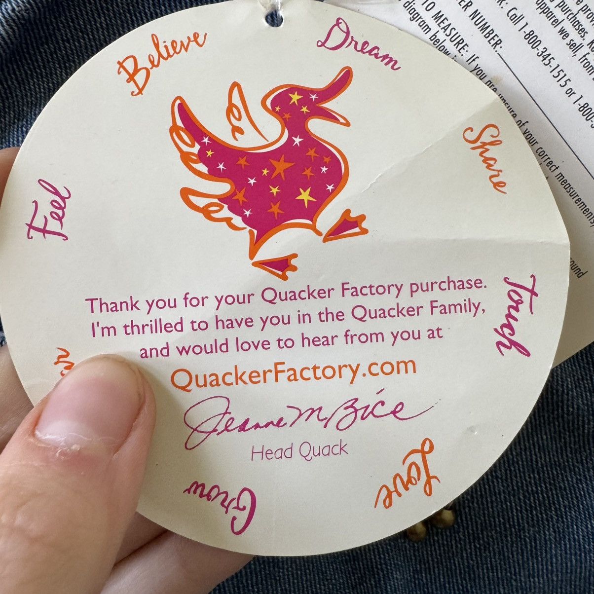 Quacker Factory Vintage Quacker Factory Heart Embellished jeans Size 34" / US 12 / IT 48 - 7 Thumbnail
