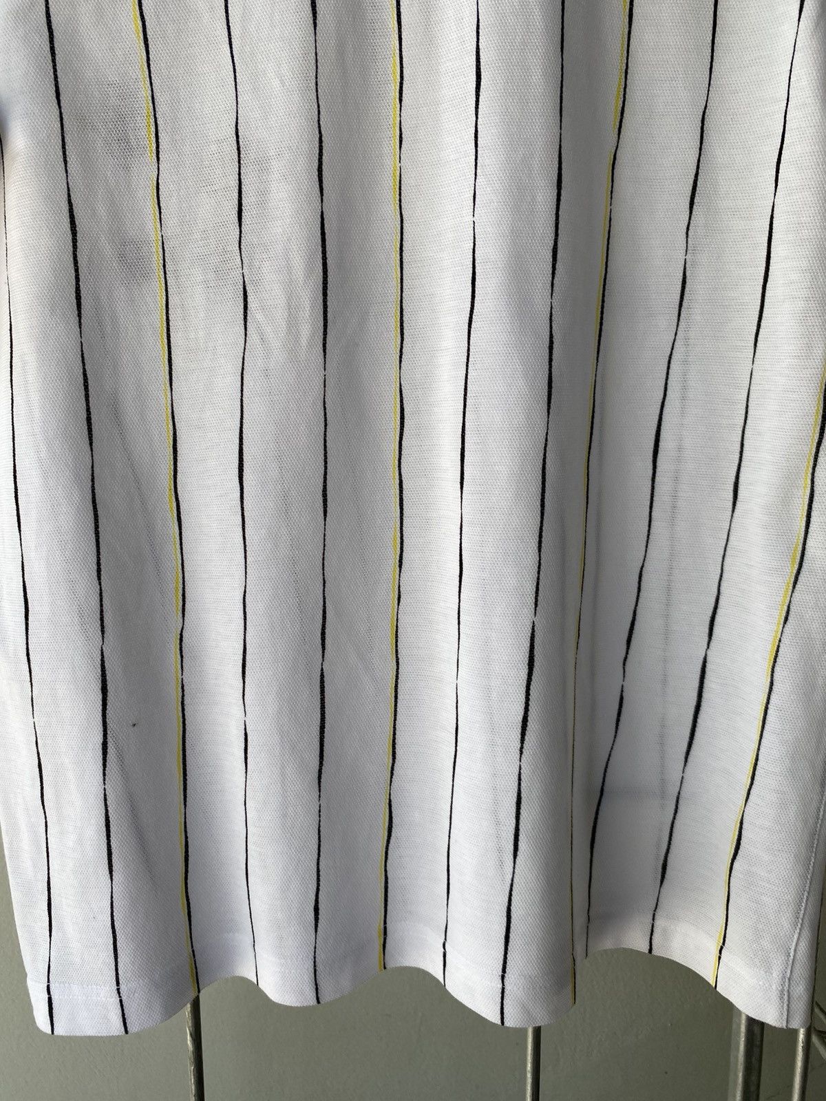 Dior Christian Dior stripped white polo shirt with embroidery Size ONE SIZE - 7 Thumbnail