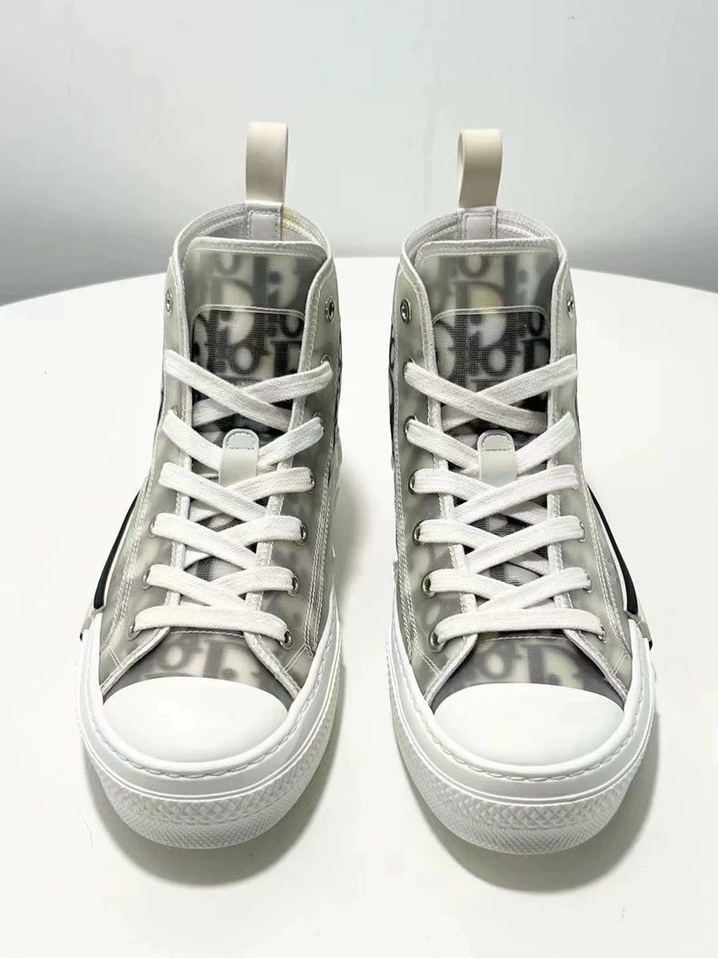 Dior DIOR B23 HighTop Sneakers in White and Black-2506 Size US 4.5 / IT 34.5 - 2 Thumbnail