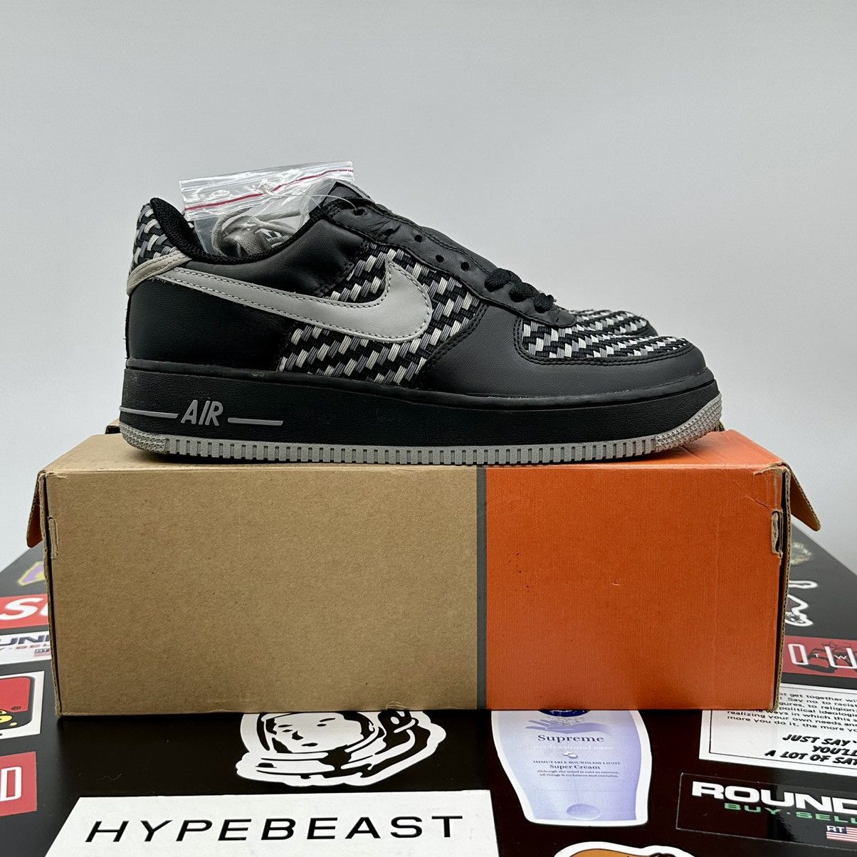Nike Vintage Nike Air Force 1 Premium Woven Grey Size US 9 / EU 42 - 5 Thumbnail