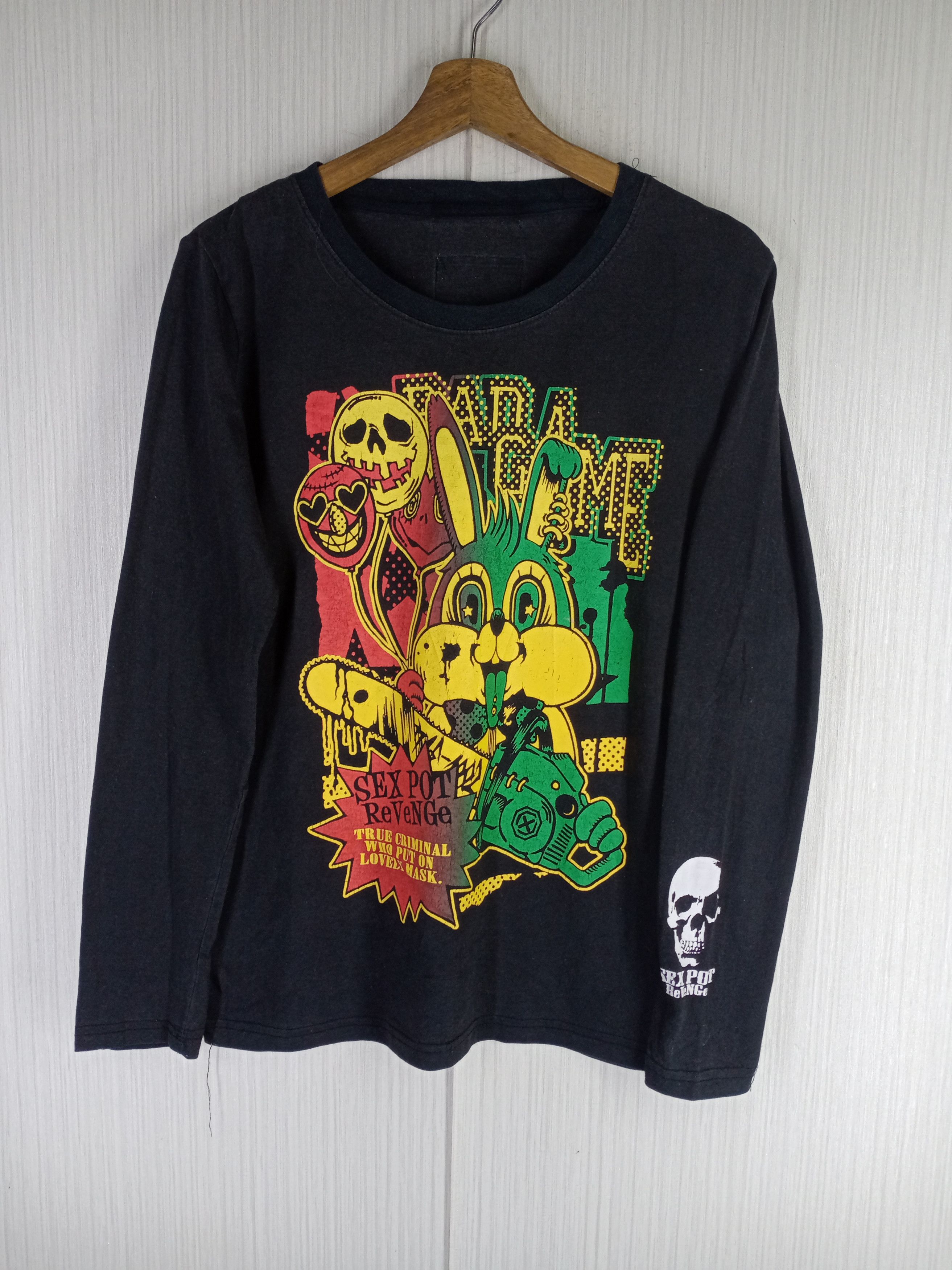 Japanese Brand RARE SEX POT REVENGE BY THE ROADSIDE TSHIRT Size US M / EU 48-50 / 2 - 1 Thumbnail
