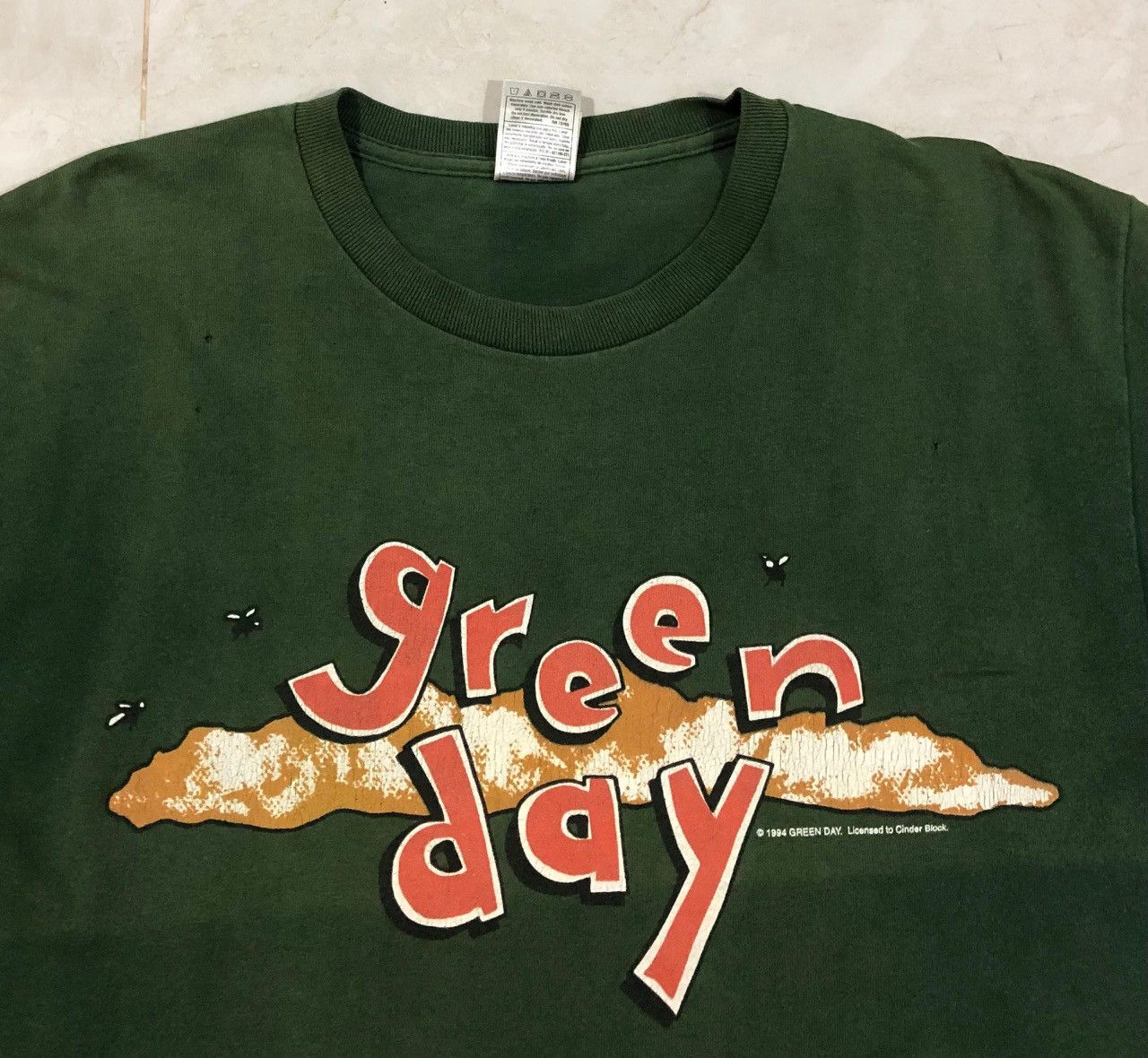 Band Tees × Vintage Vintage 90s Green Day Dookie Album Tshirt Size US M / EU 48-50 / 2 - 3 Thumbnail