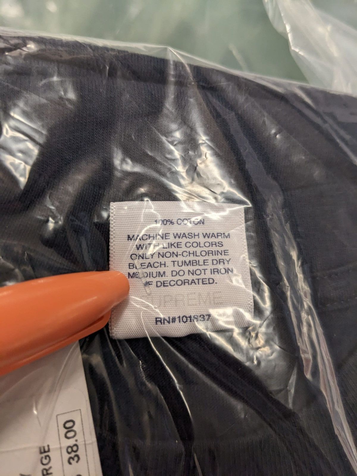 Supreme SS19 SUPREME FRONTS TEE T-SHIRT NAVY XL 2019 Size US XL / EU 56 / 4 - 4 Thumbnail