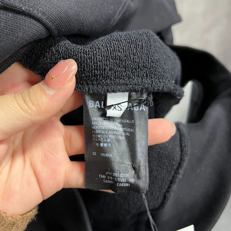 Balenciaga Balenciaga Black Logo Hoodie by Balenciaga-2506 Size US XS / EU 42 / 0 - 3 Thumbnail