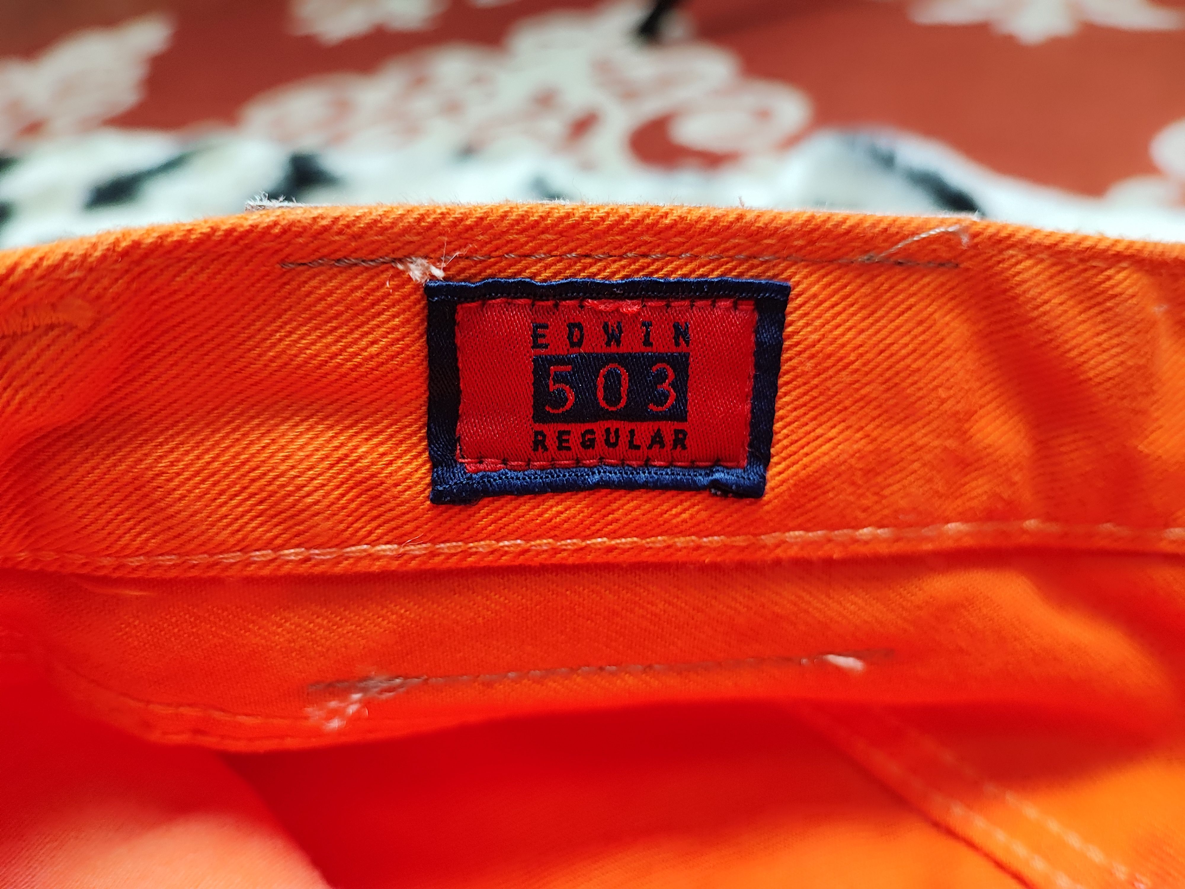 Edwin Vintage Orange Jeans by Edwin Japan Size US 28 / EU 44 - 9 Thumbnail