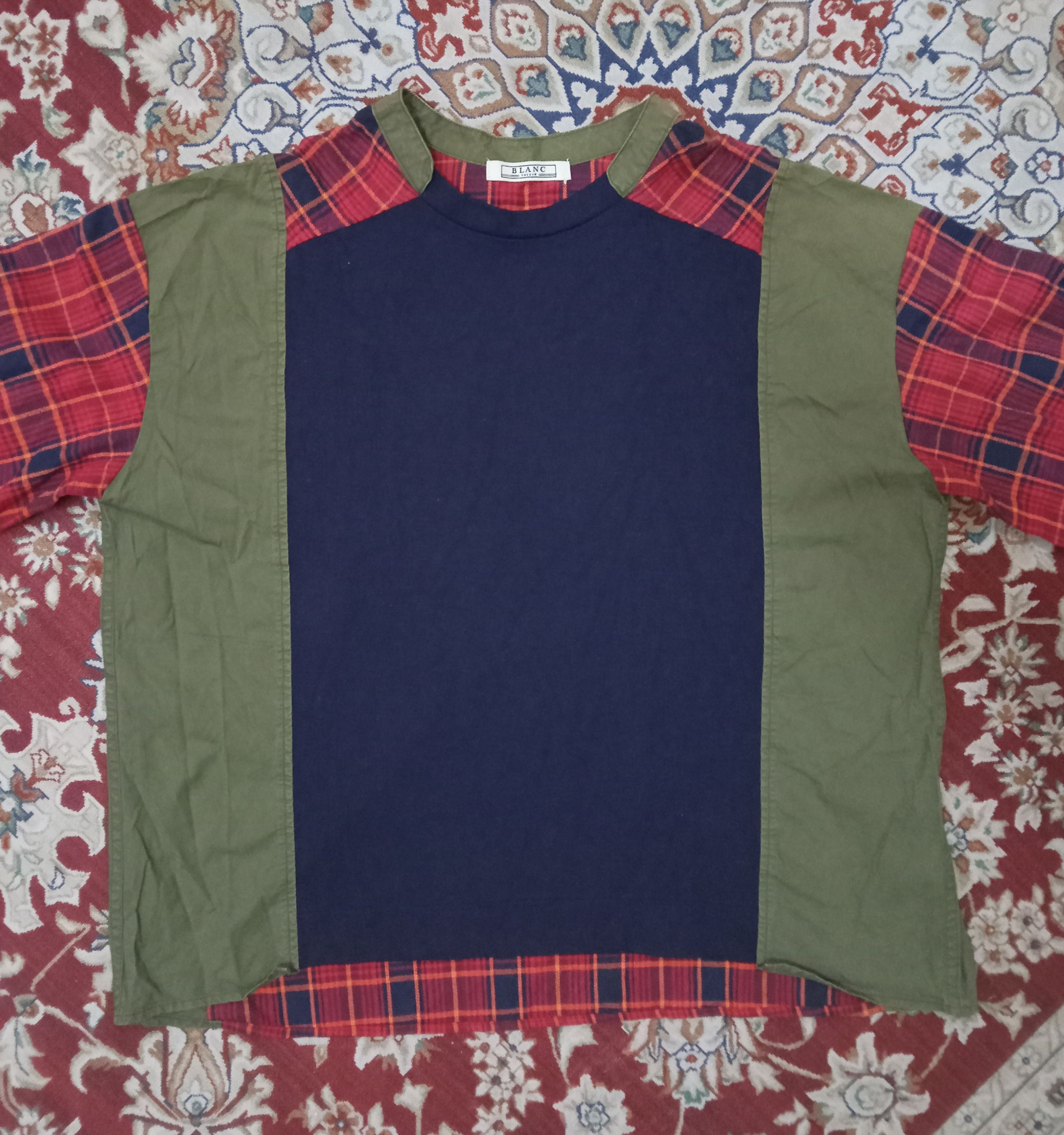 Vintage Vintage Blanc Basque Rare Design Shirt Size M / US 6-8 / IT 42-44 - 2 Thumbnail