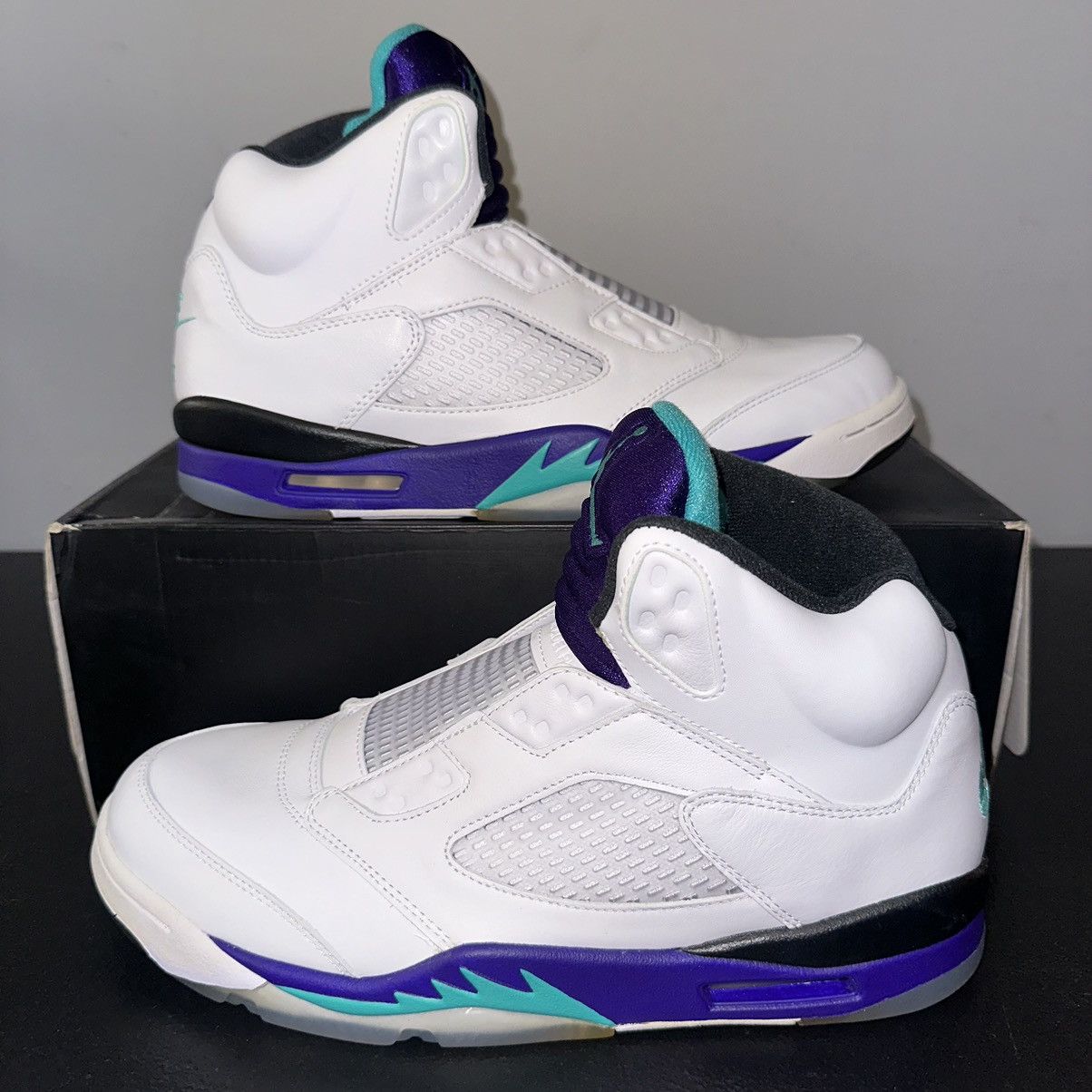 Jordan Brand Size 11.5 - Air Jordan 5 Grape Retro NRG Fresh Prince New Size US 11.5 / EU 44-45 - 1 Thumbnail