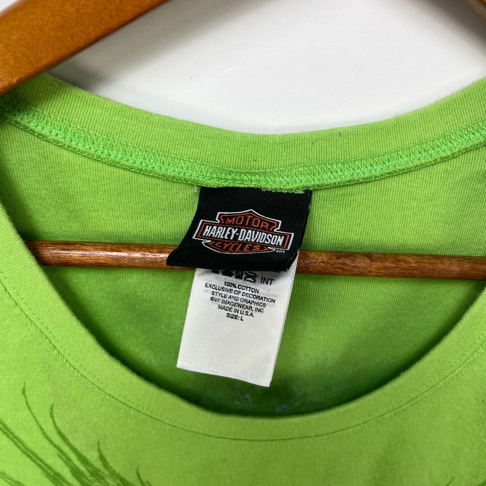 Harley Davidson Vintage Harley Davidson Y2K T-Shirt Women Large Size L / US 10 / IT 46 - 4 Thumbnail