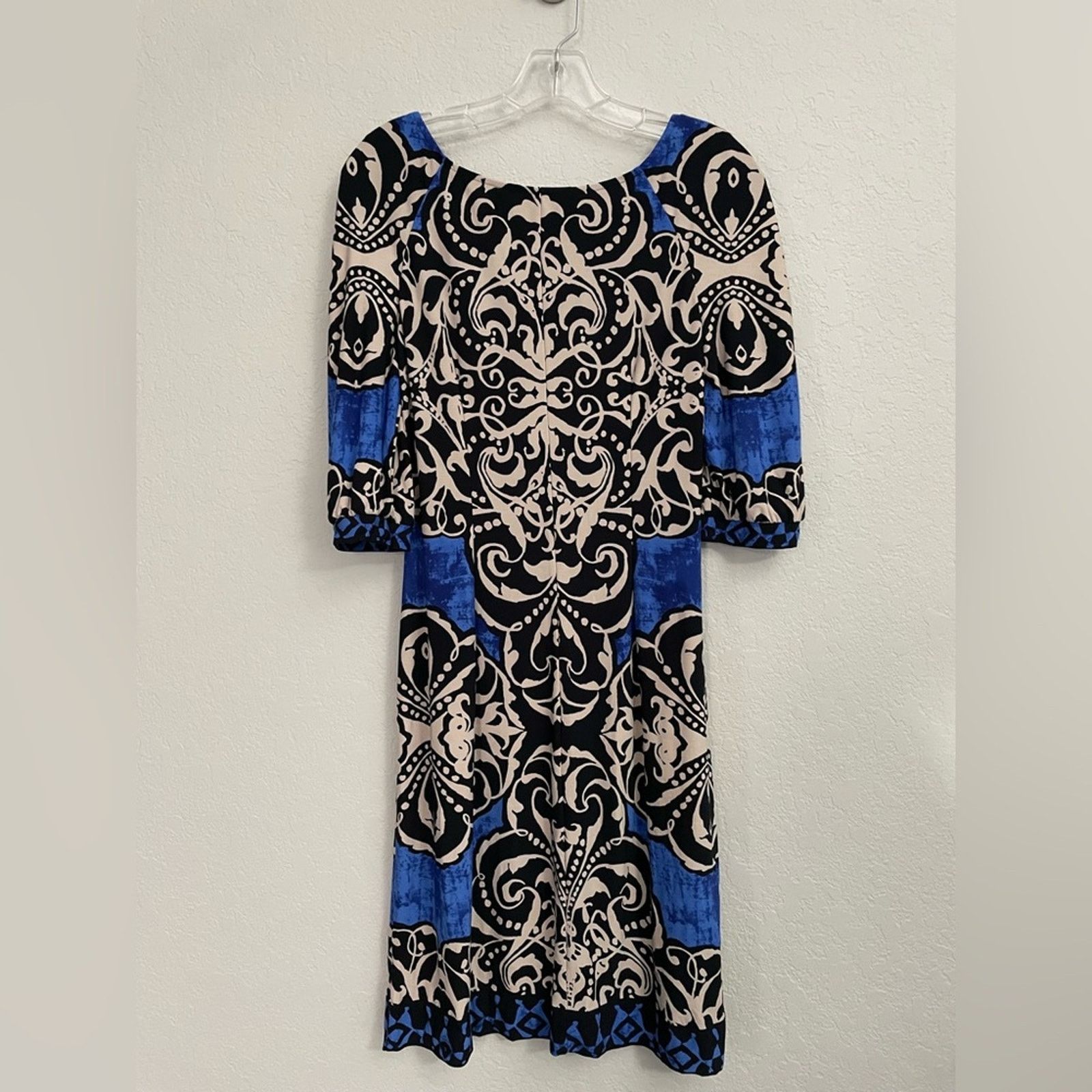 White House Black Market White House Black Market Black Paisley Print Dress Small Size S / US 4 / IT 40 - 6 Thumbnail