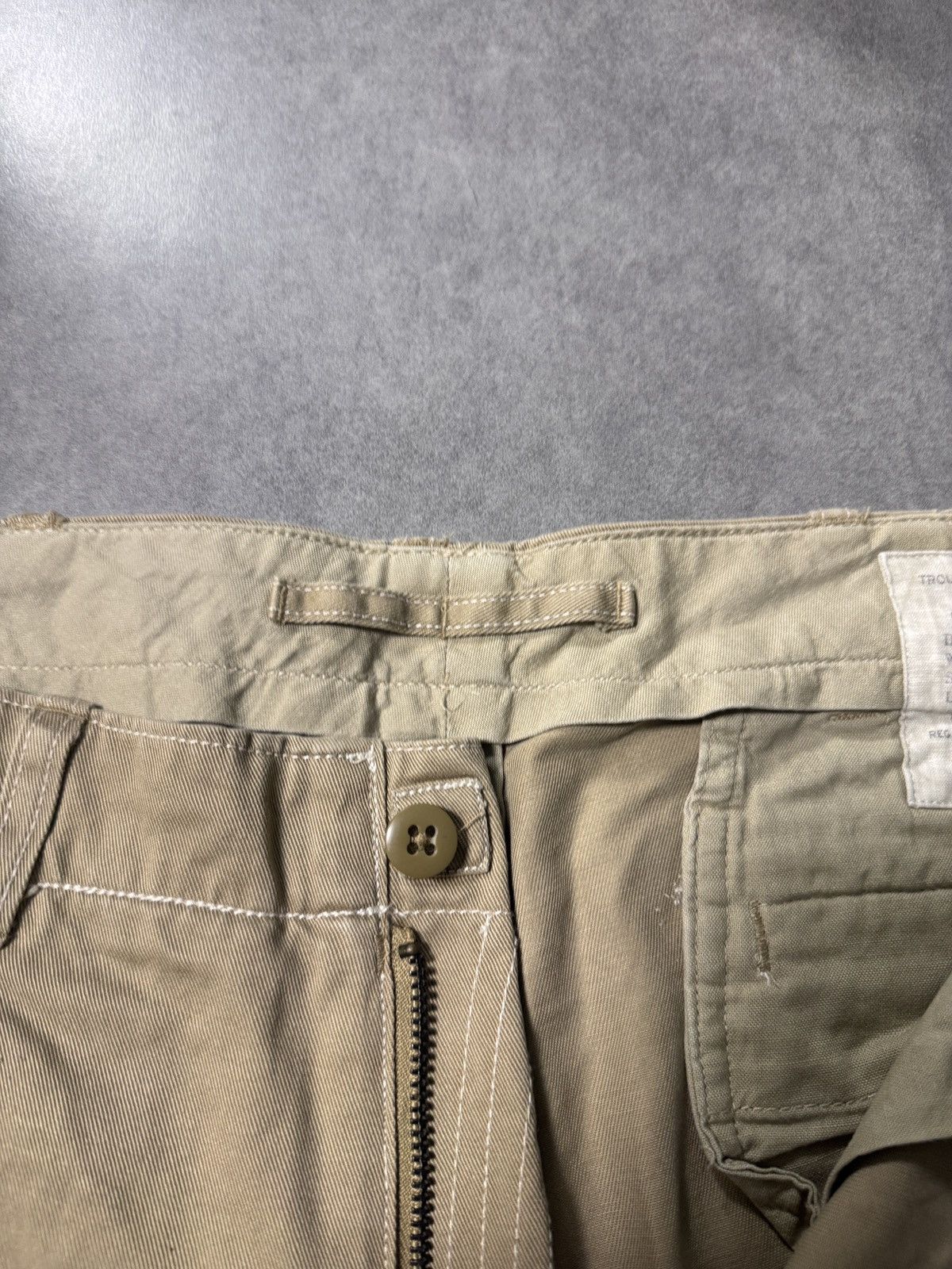 Polo Ralph Lauren Vintage Rare Polo Ralph Lauren Dog Beige Pants Chino Size US 33 - 5 Thumbnail