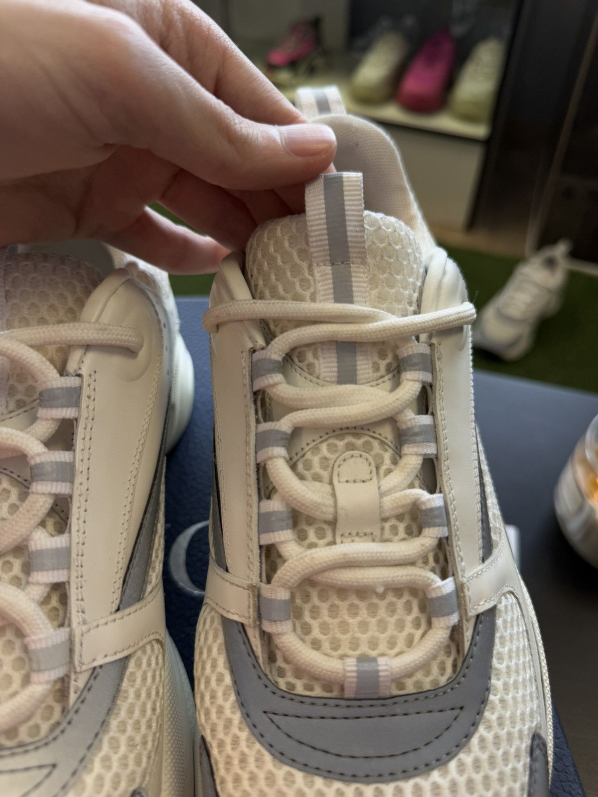 Dior Dior B22 White Low Top Sneakers Size 43EU/10US Size US 10 / EU 43 - 11 Thumbnail