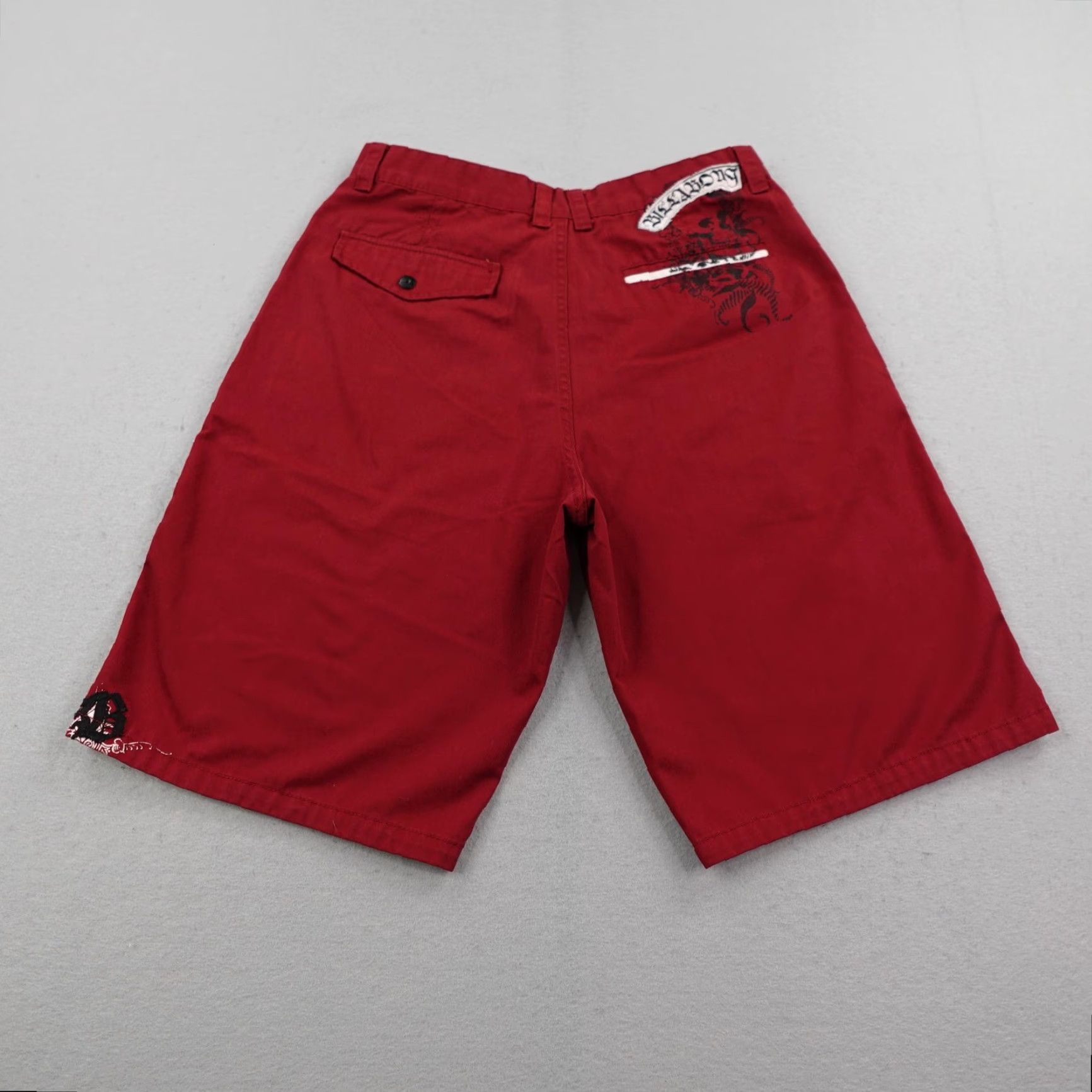 Billabong VINTAGE Billabong Shorts Mens 32 Red Chino Embroidered Skater Y2K Skating Mens Size US 32 / EU 48 - 5 Thumbnail