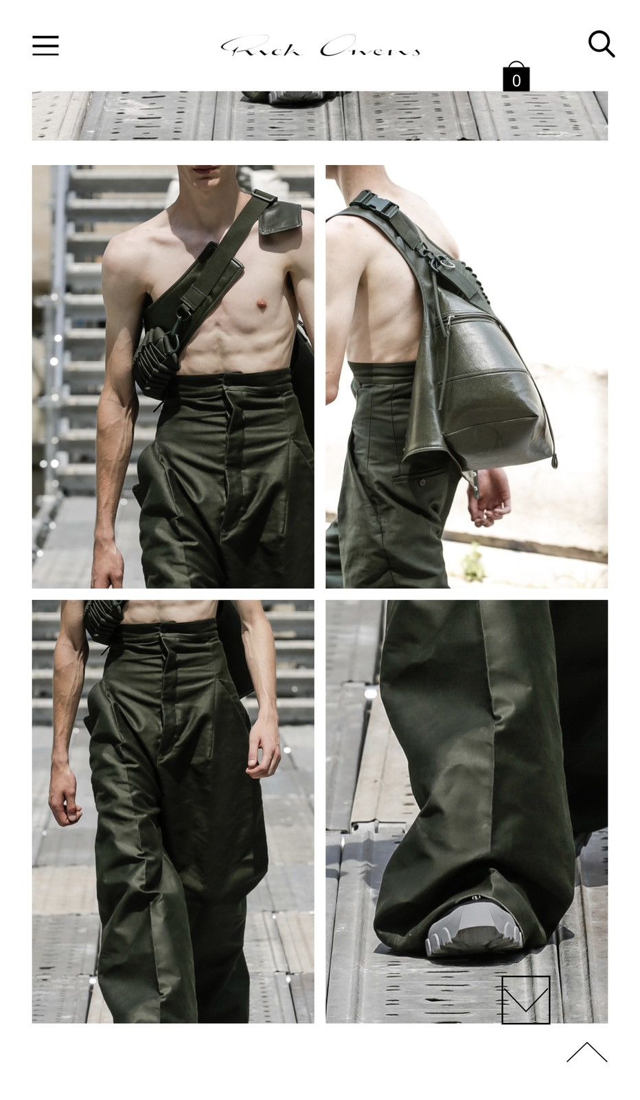 Rick Owens SS18 Dirt Trousers Size US 31 - 9 Thumbnail