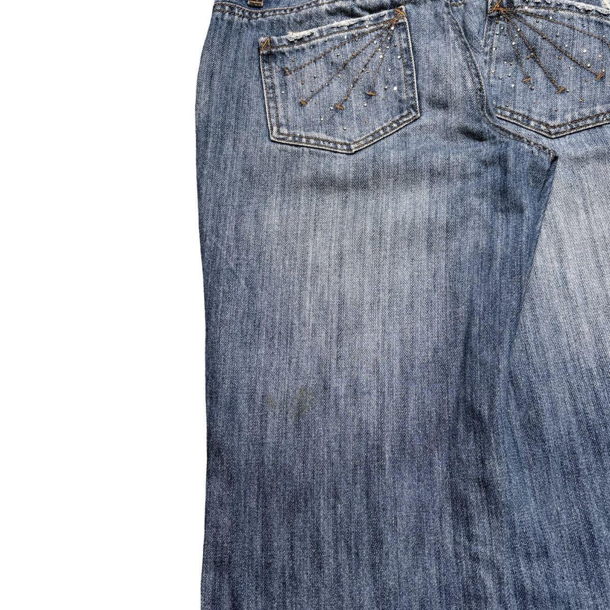 Billabong VTG HTF 90s Y2K Grunge Billabong Wide Leg Flare Jeans 28" Size 28" / US 6 / IT 42 - 9 Thumbnail