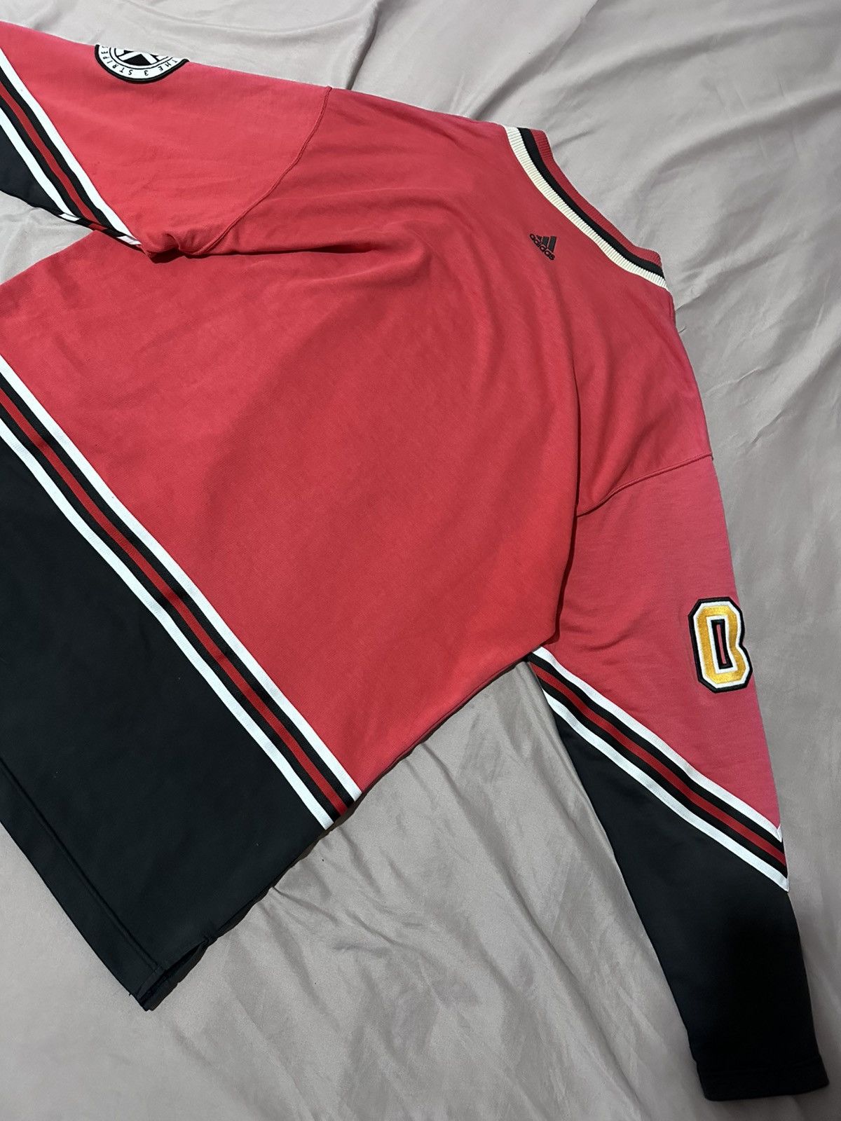 Adidas Adidas Trefoil Big Logo Three Stripes Sweatshirt Size US L / EU 52-54 / 3 - 5 Thumbnail