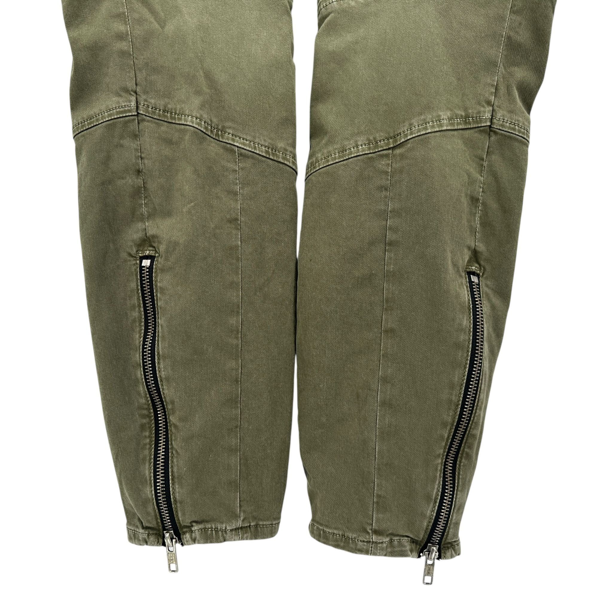 L'AGENCE L'Agence Womens 29 Pants Montgomery Skinny Cargo Pant Green Size 29" - 3 Thumbnail