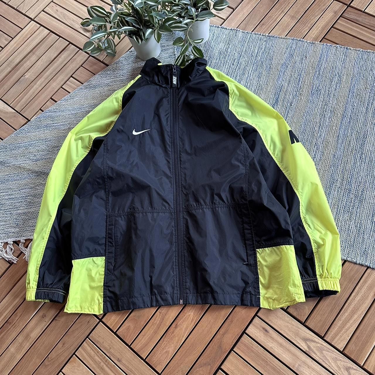 Nike Vintage 90s Nike Swoosh Logo Nylon Track Jacket Size US XL / EU 56 / 4 - 1 Thumbnail