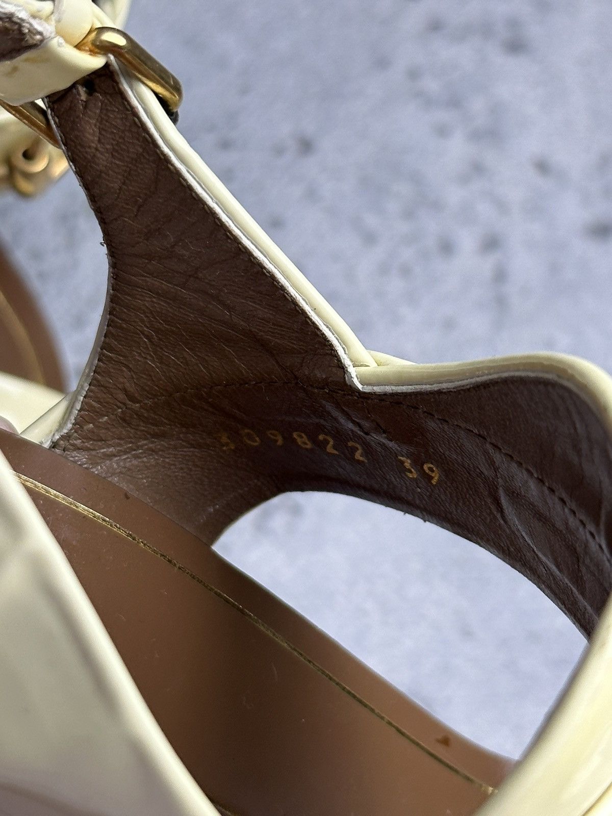 Gucci Gucci Leather Alyssa Horsebit Ankle Strap Sandals y2k Rare Size US 9 / IT 39 - 22 Thumbnail