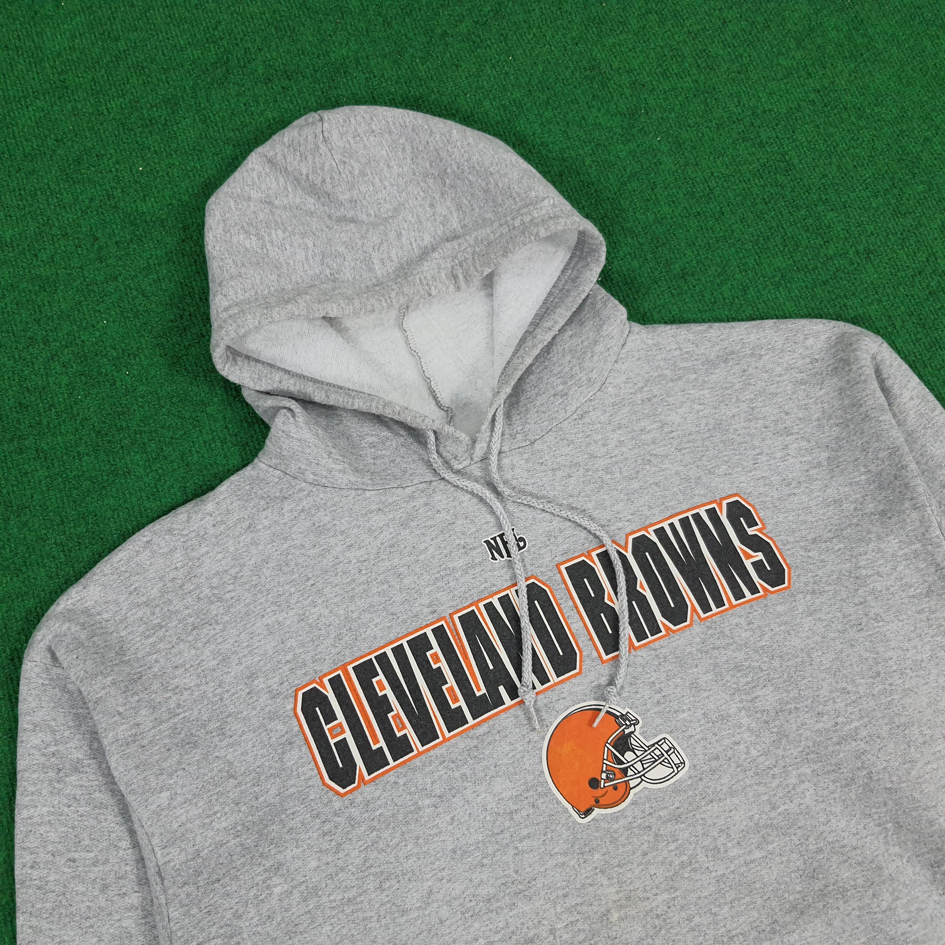 NFL Vintage NFL Cleveland Browns American Football Team Hoodies Size US L / EU 52-54 / 3 - 2 Thumbnail