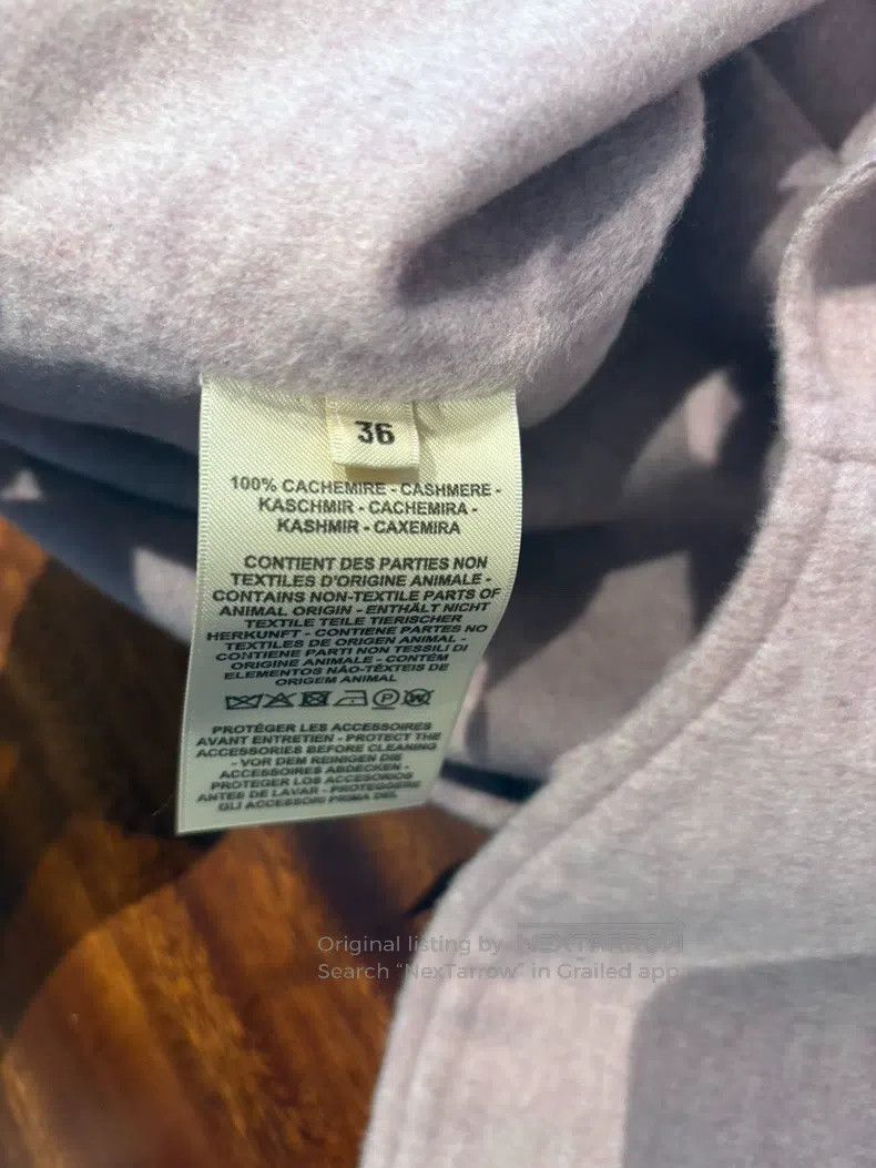 Hermes Hermes Spring/Summer Lilac Pink Cashmere Vest Jacket Size XS / US 0-2 / IT 36-38 - 7 Thumbnail