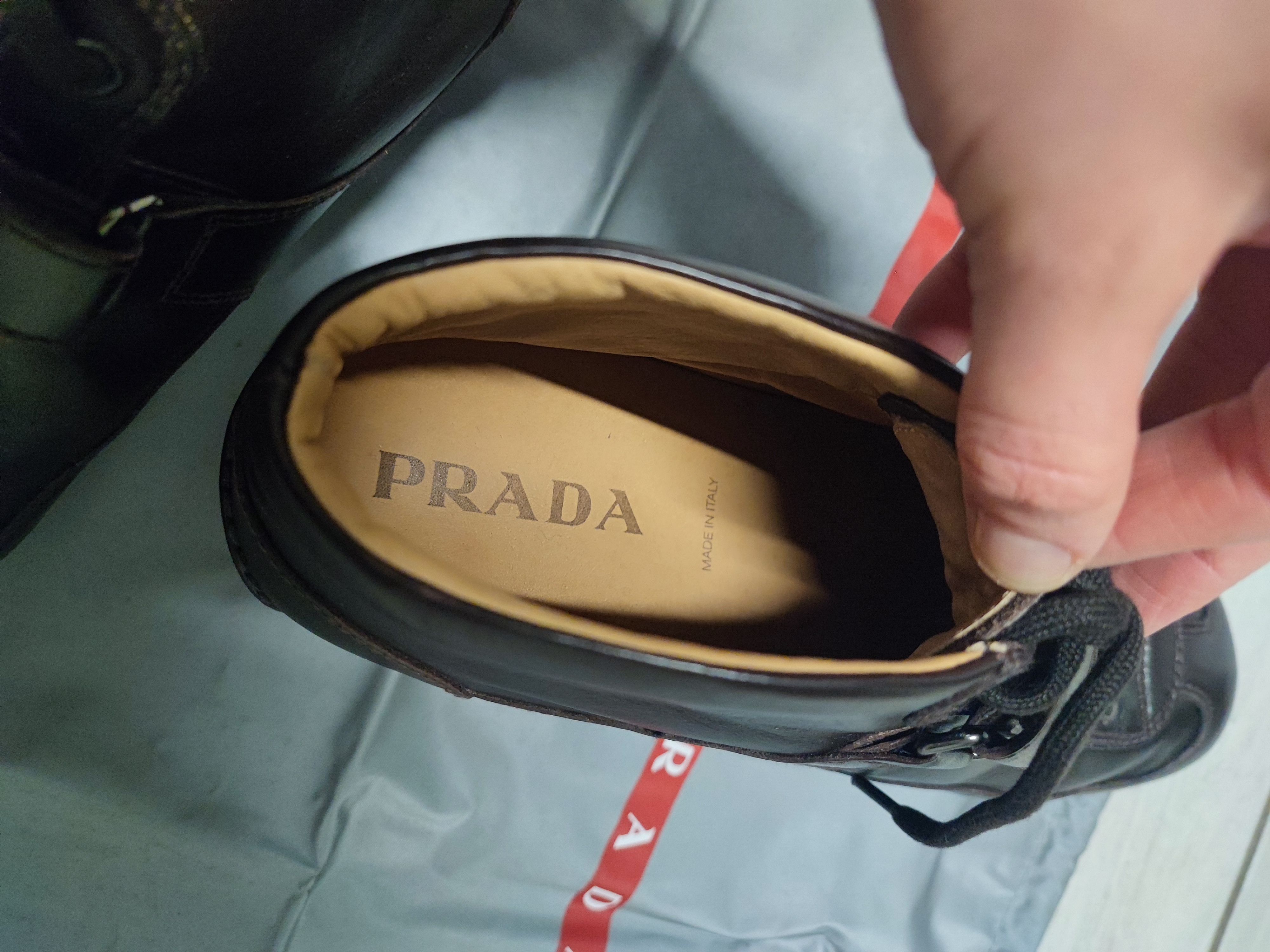 Prada Prada Leather brown Ankle Boots – Size 5.5 (39) Size US 6 / EU 39 - 7 Thumbnail
