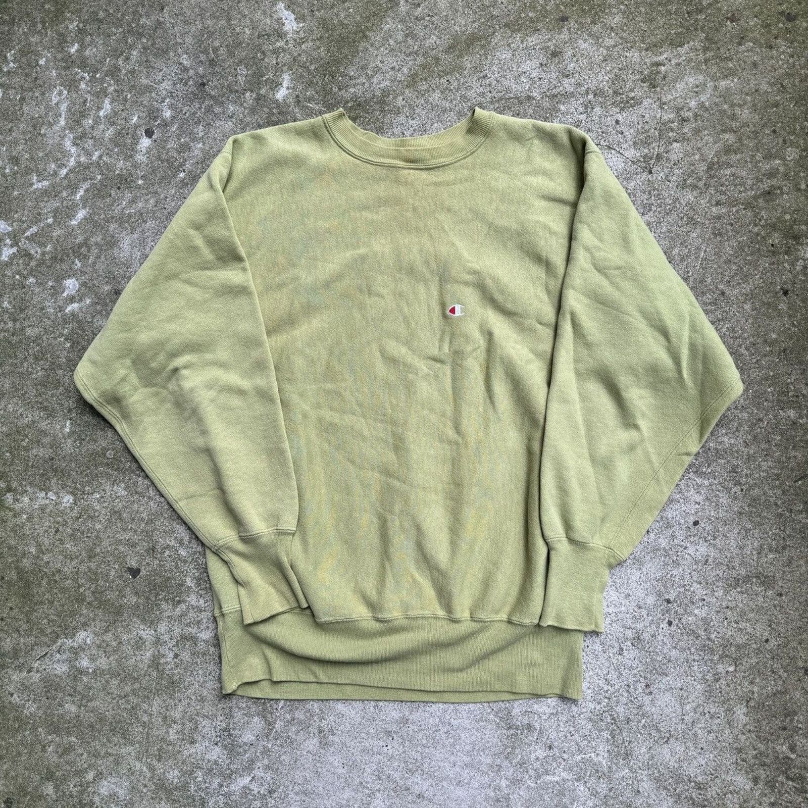 Champion 90s Champion Reverse Weave Green Sweatshirt Size US L / EU 52-54 / 3 - 1 Thumbnail