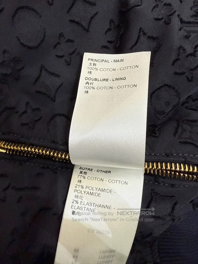 Louis Vuitton Louis Vuitton Black full print bomber jacket Size XXS / US 00 / IT 34 - 6 Thumbnail