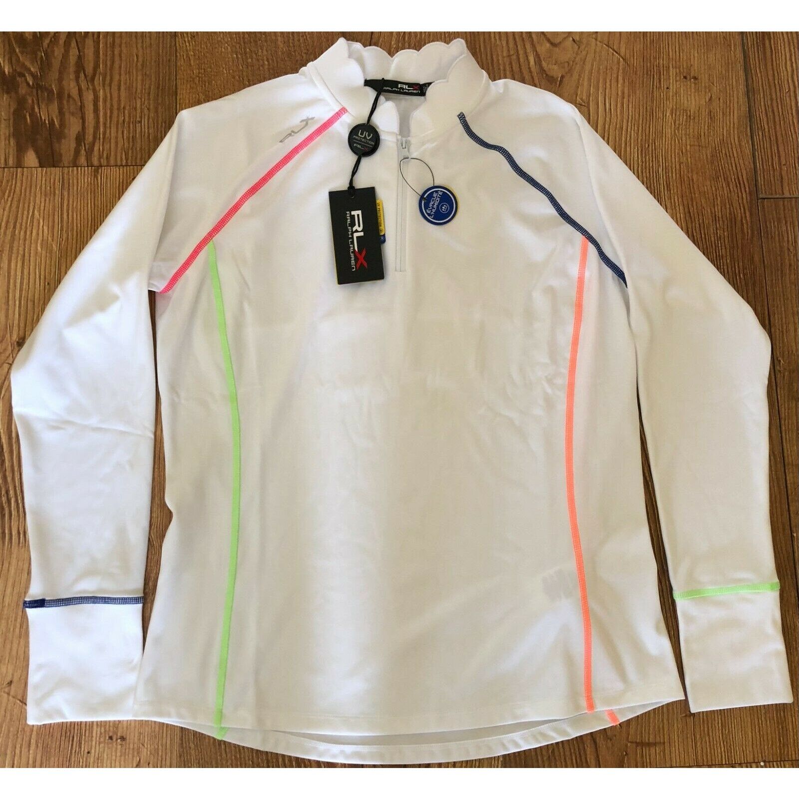 Ralph Lauren RLX Golf Women's Scallop Collar Powerstretch Jacket Size M NWT. store