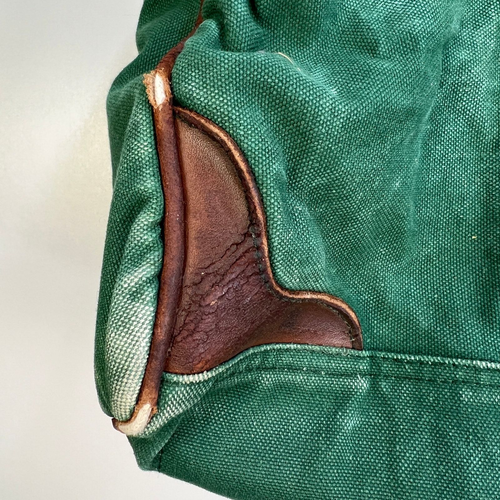 J.Crew Vintage J.Crew Green Canvas Duffle Bag Size ONE SIZE - 10 Thumbnail