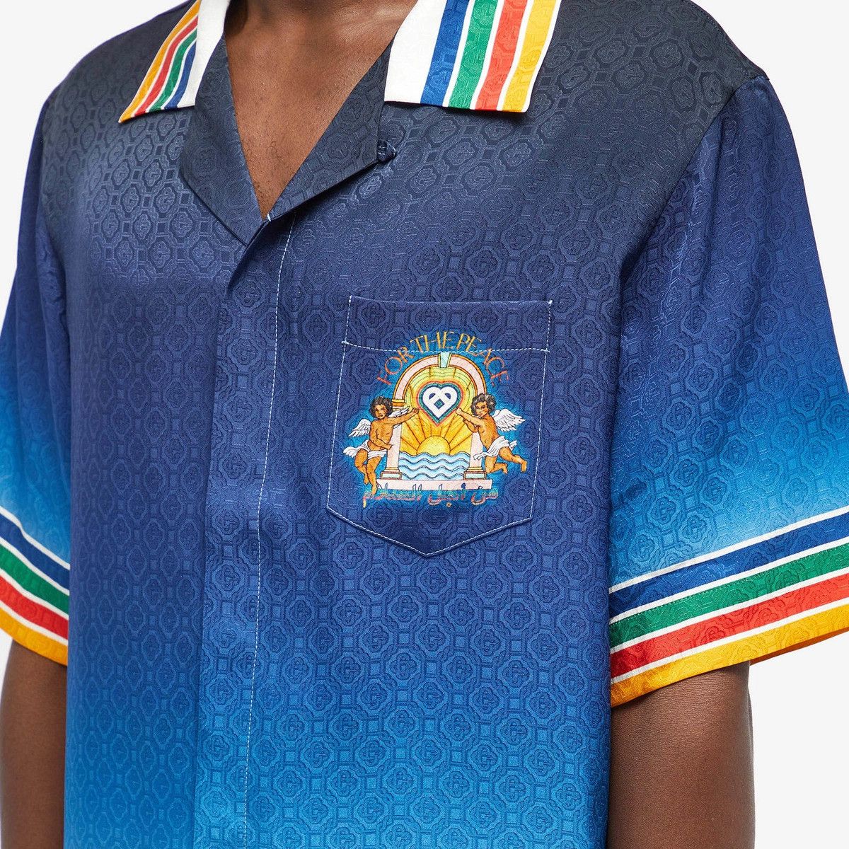 Casablanca o1y0526 Patterned Shirt in Multicolor Size US M / EU 48-50 / 2 - 2 Thumbnail