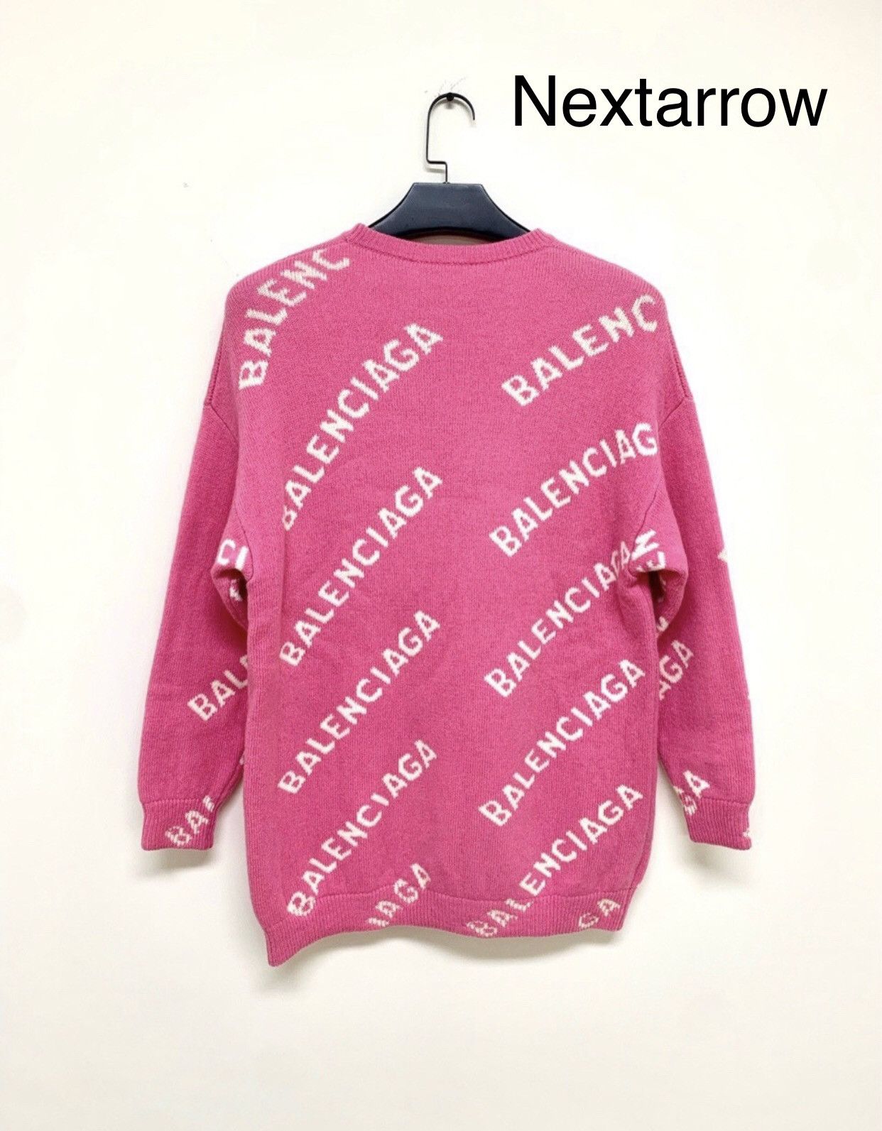 Balenciaga Balenciaga Pink Bullet Logo Sweater 2412-Nextarrow Size US XS / EU 42 / 0 - 2 Thumbnail
