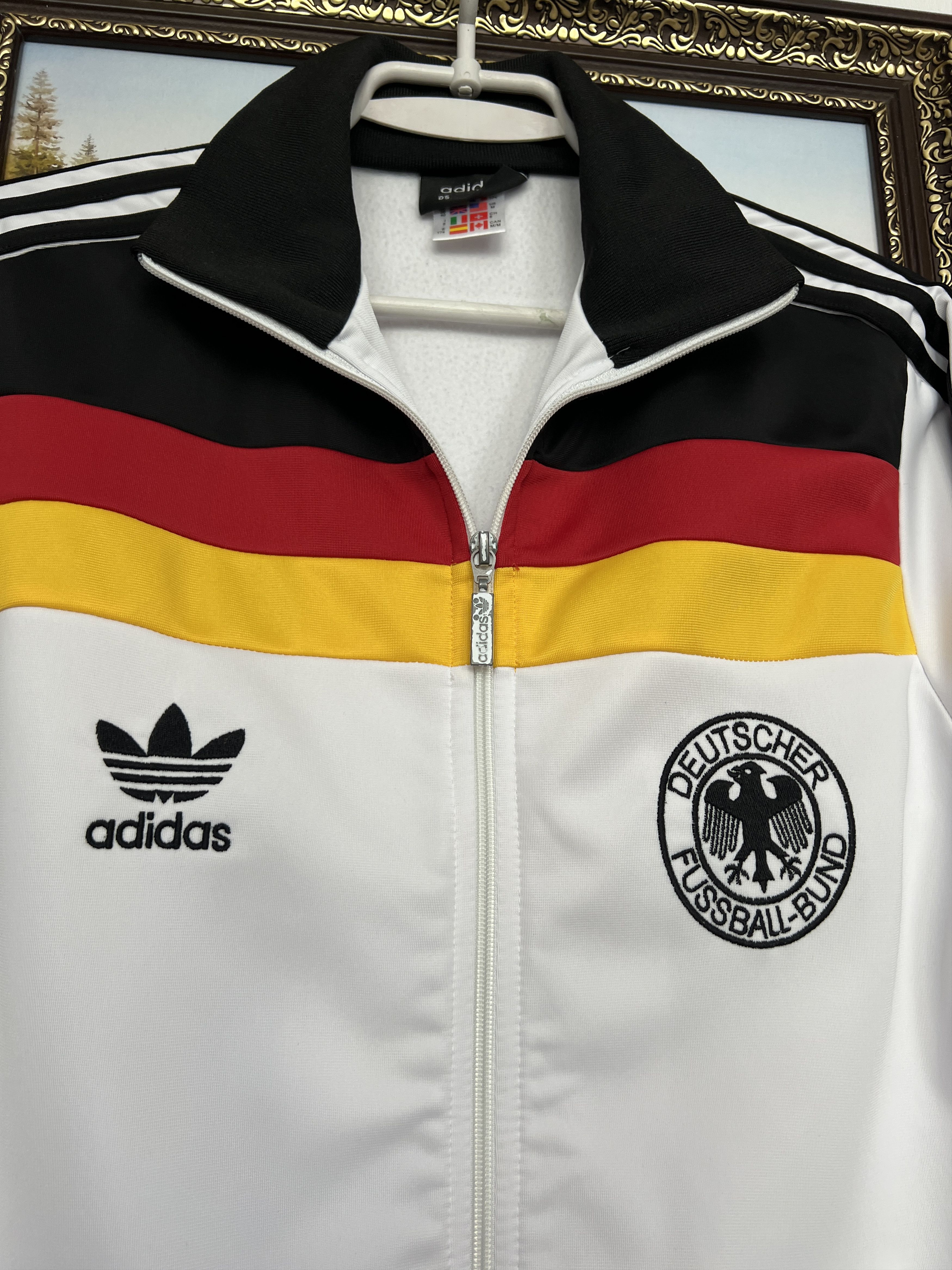 Adidas Vintage Germany Football Set Soccer Suit Jacket Pants Rare Size US M / EU 48-50 / 2 - 3 Thumbnail