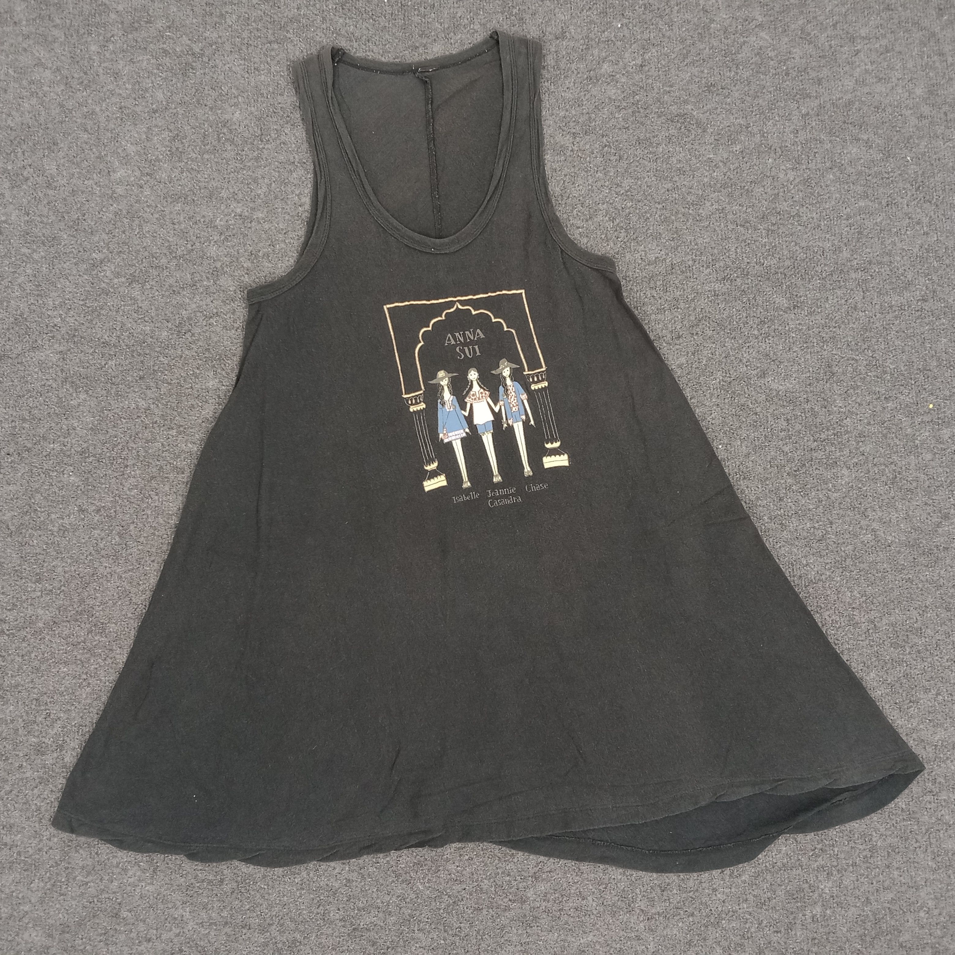 Designer × Vintage Anna Sui Woman's Designer Sleeve Less Dress Size XS / US 0-2 / IT 36-38 - 1 Thumbnail