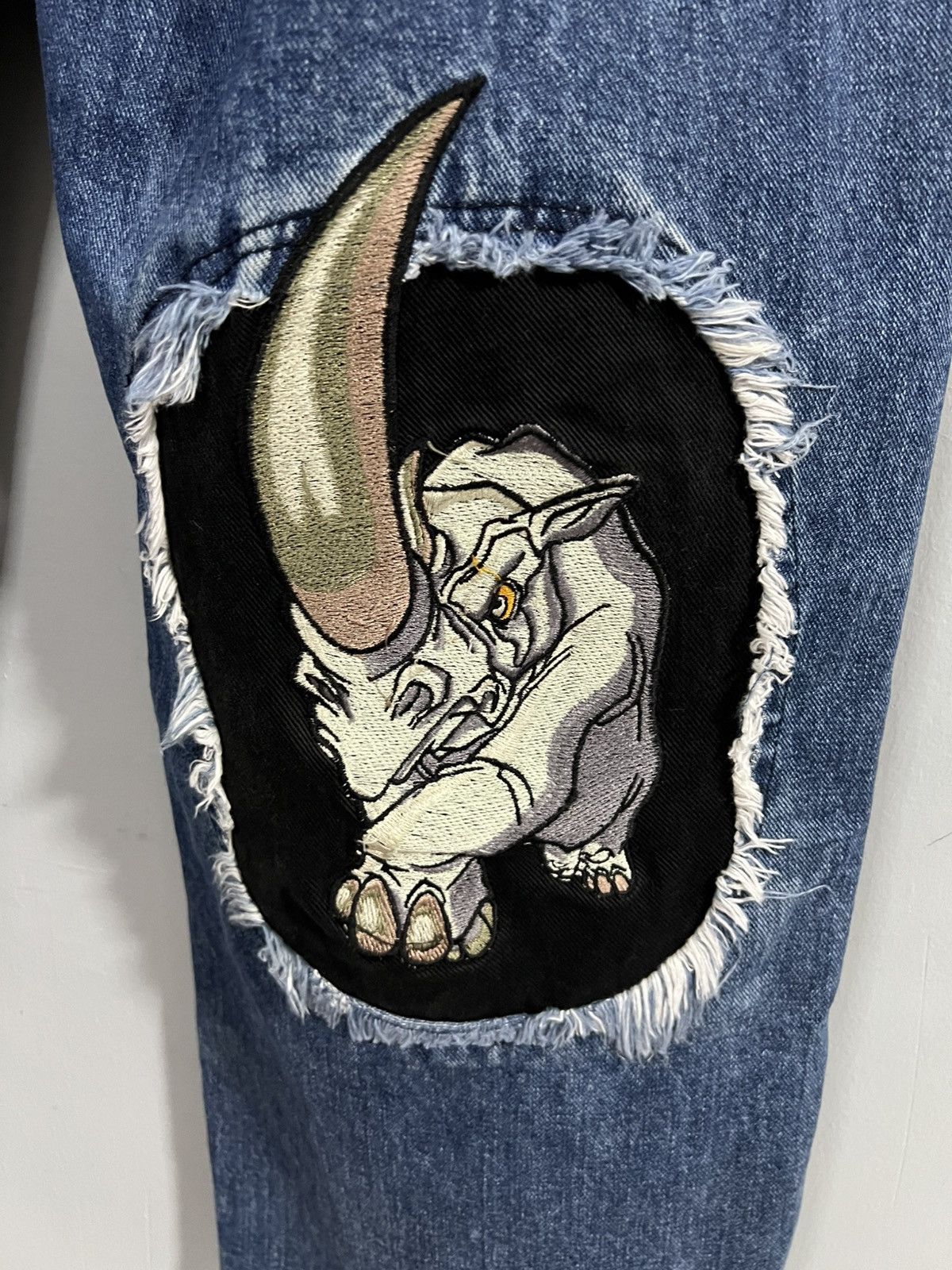 JNCO Vintage jnco jeans endangered species rhino Size US 28 / EU 44 - 3 Thumbnail
