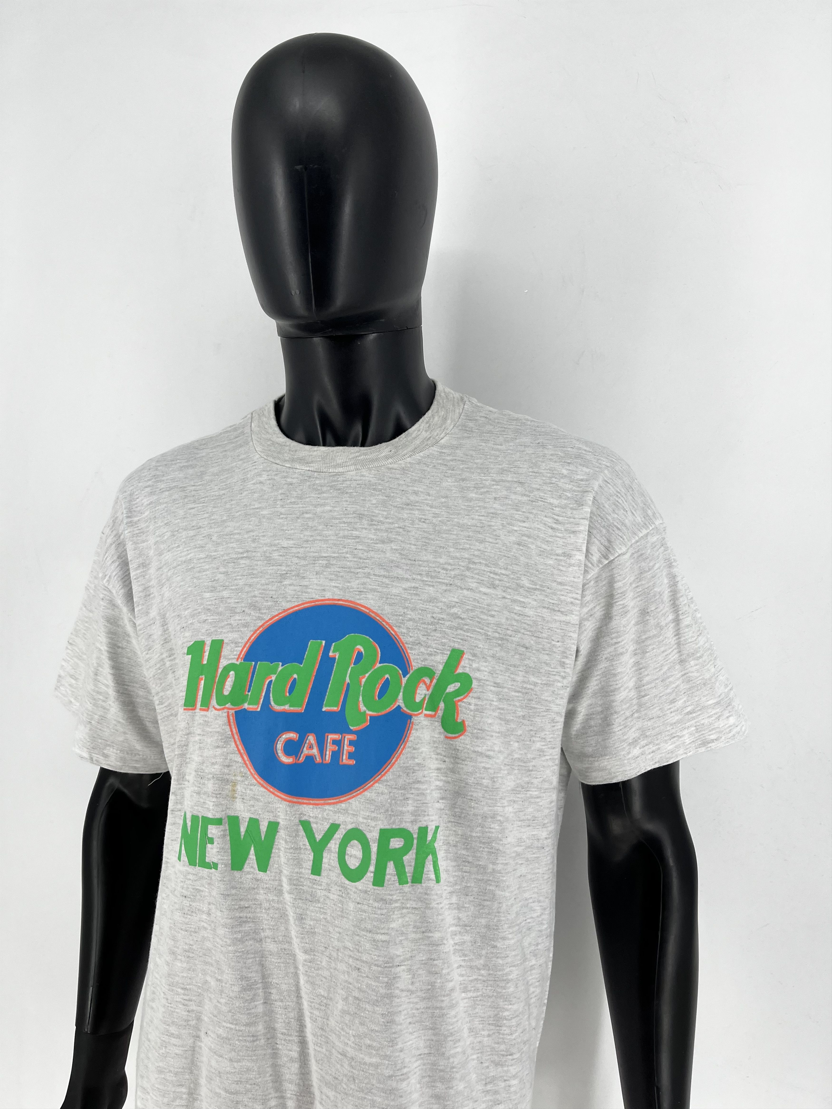 Band Tees Hard Rock Cafe New York Worn SINGLE STITCH Neon Colorway Size US M / EU 48-50 / 2 - 5 Thumbnail