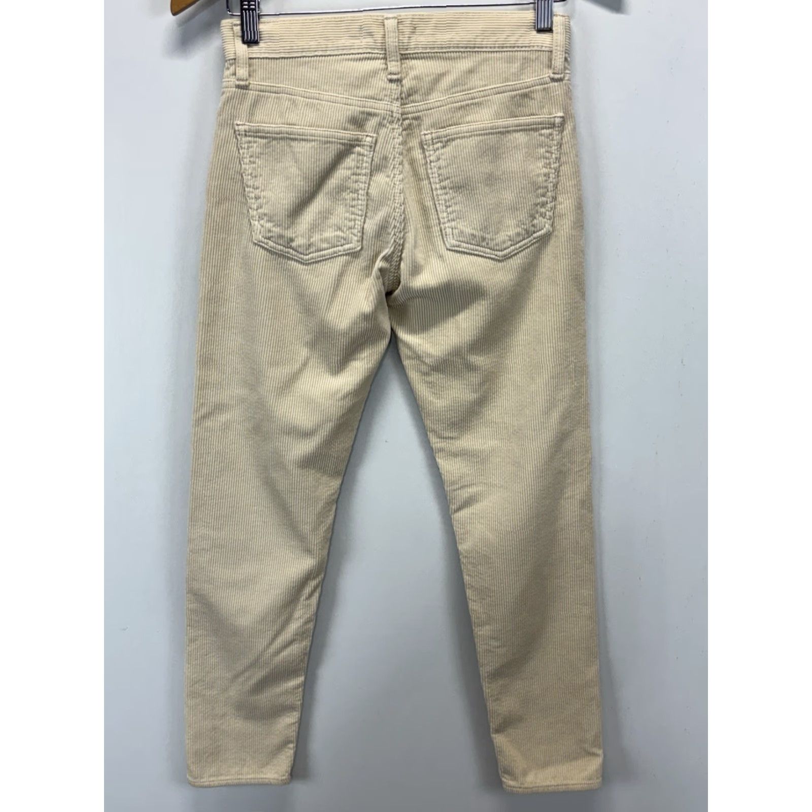 MOUSSY VINTAGE Moussy Corduroy Pants Women 24 Cream 26x26 Made in Japan Womens Size 42" / US 20 - 3 Thumbnail