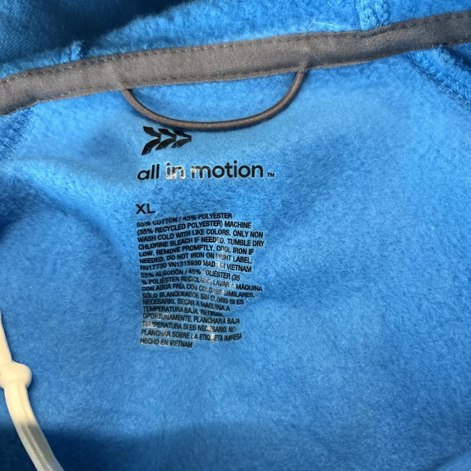 Other All In Motion Men’s Zip Up Hoodie Sweatshirt Size Medium M Size US XL / EU 56 / 4 - 3 Thumbnail