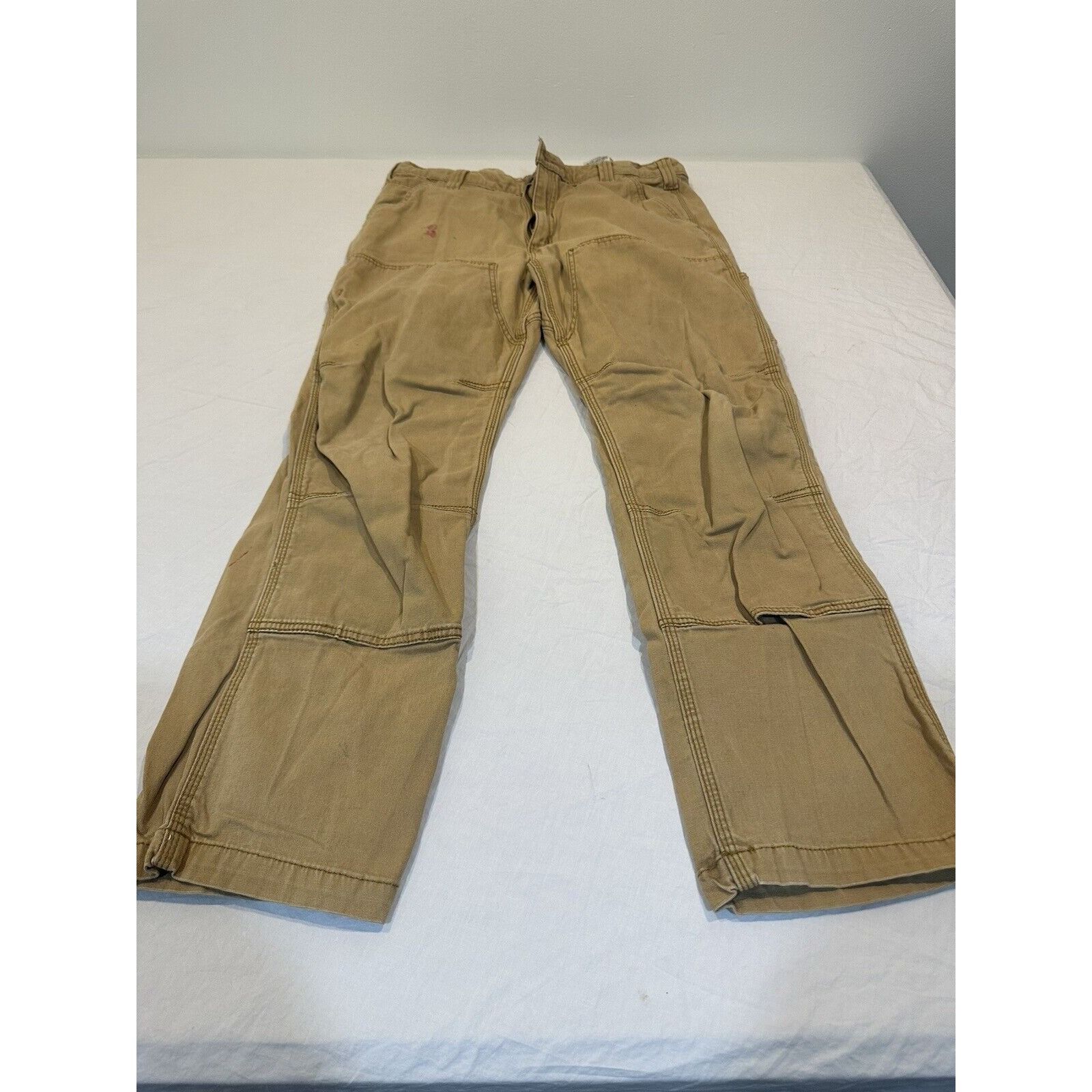 Carhartt Mens Carhartt Pants Relaxed Fit, Size 36x32, Some Paint St